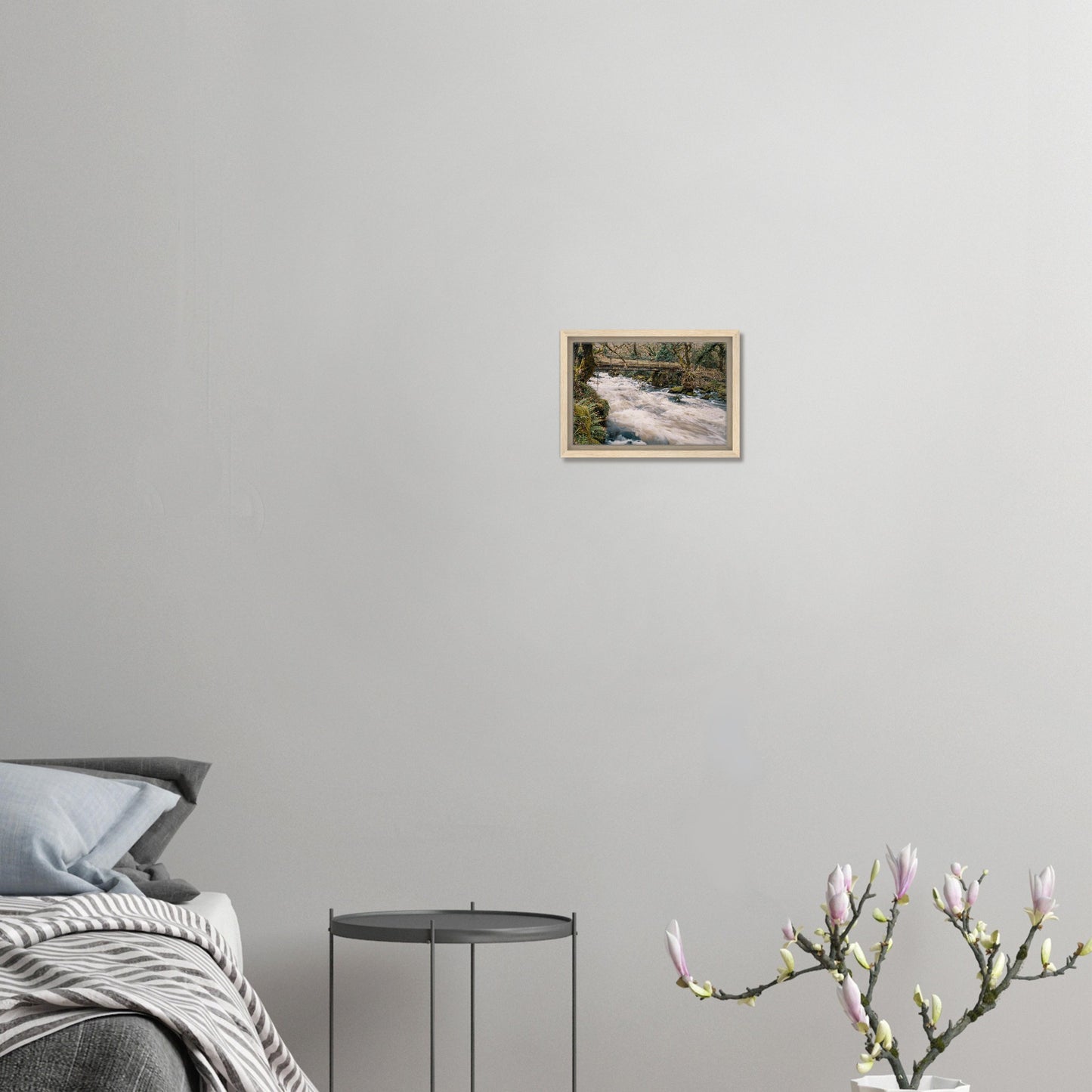 Shaugh Prior Dartmoor canvas with verdant river scene