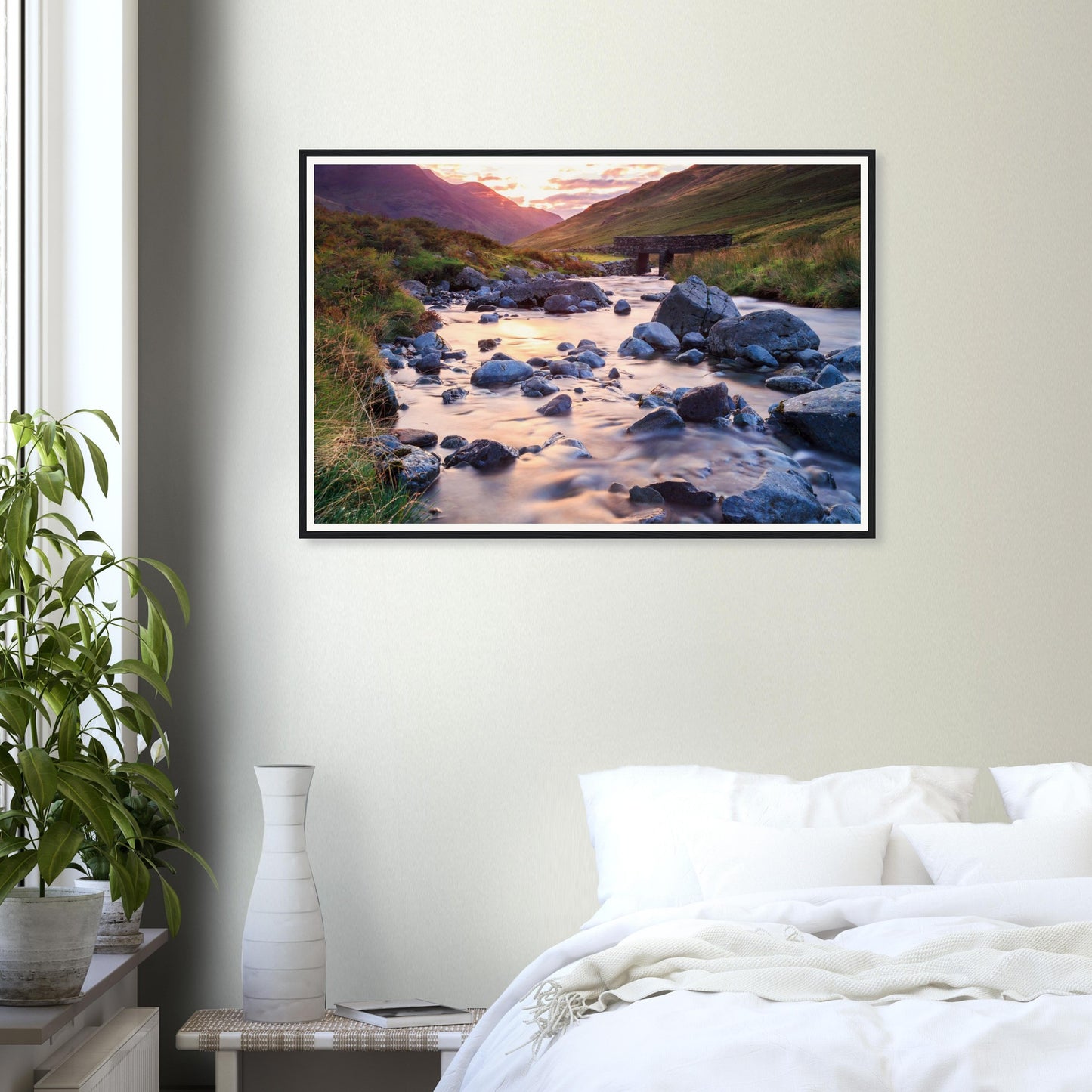 Scenic framed wall art of Honister Pass in the Lake District National Park