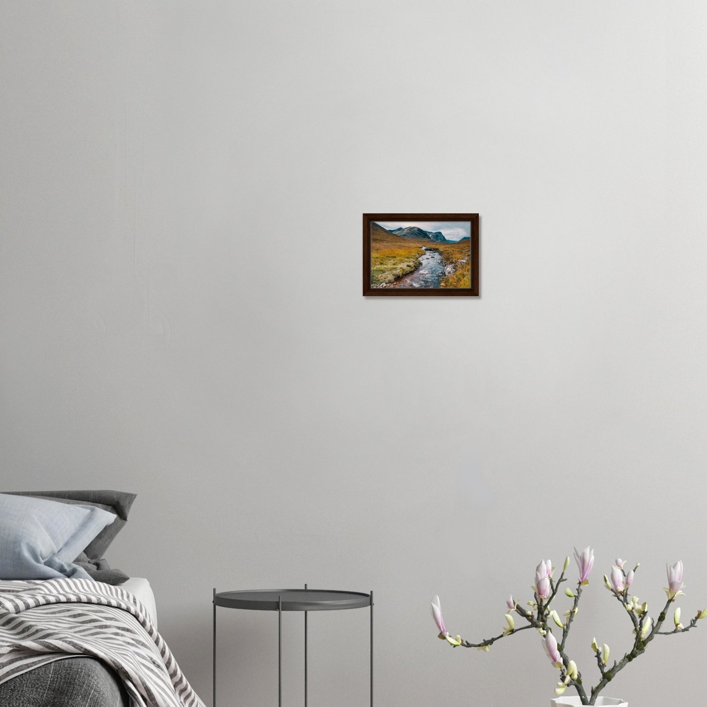 Scottish Highlands golden moorland canvas