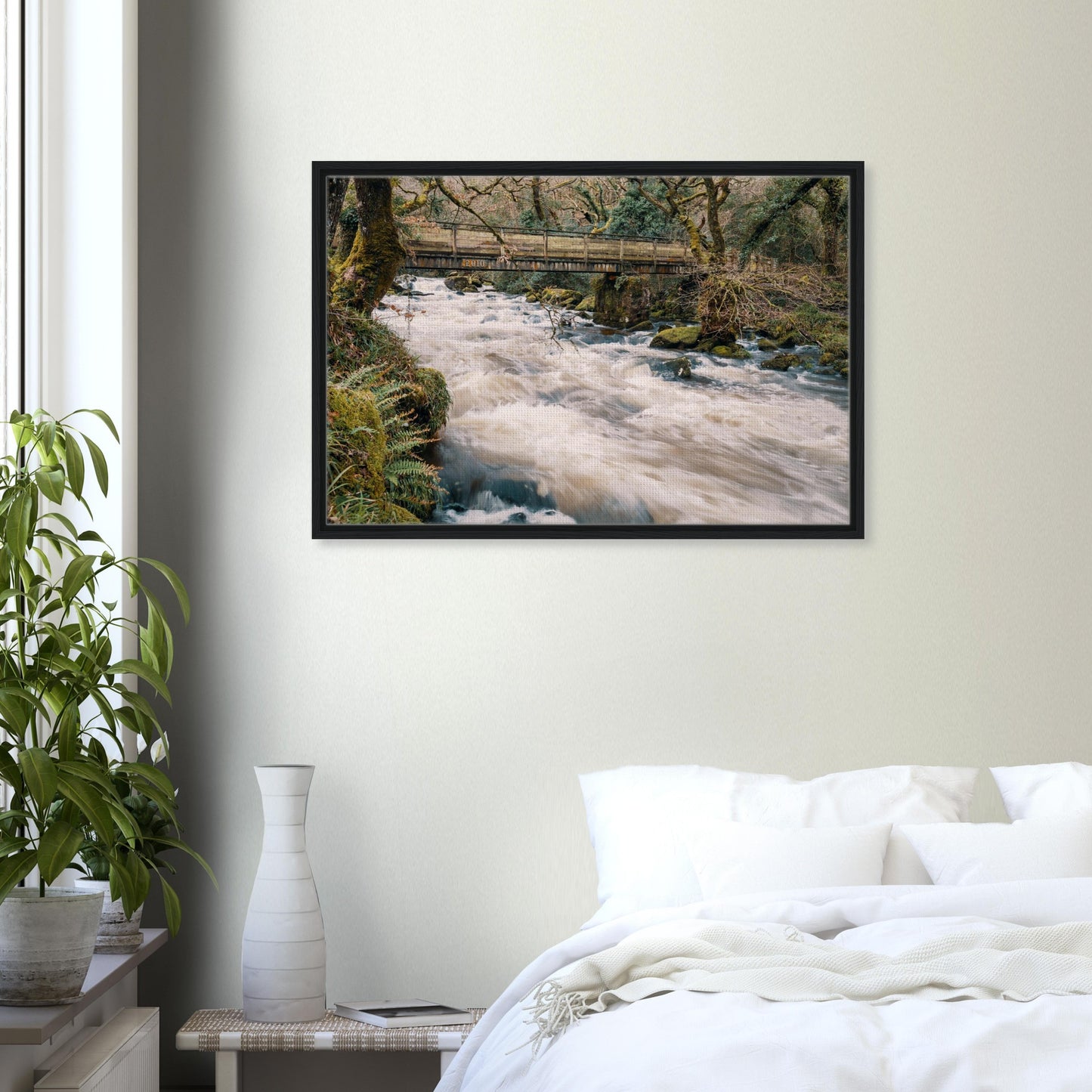 Nature-inspired canvas of River Plym in Devon