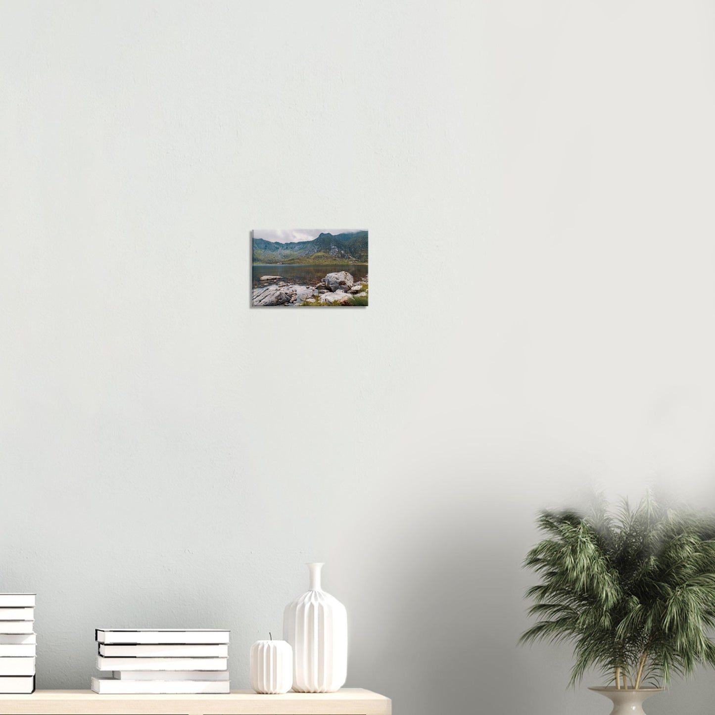 Natural beauty of Llyn Idwal in Snowdonia captured on canvas