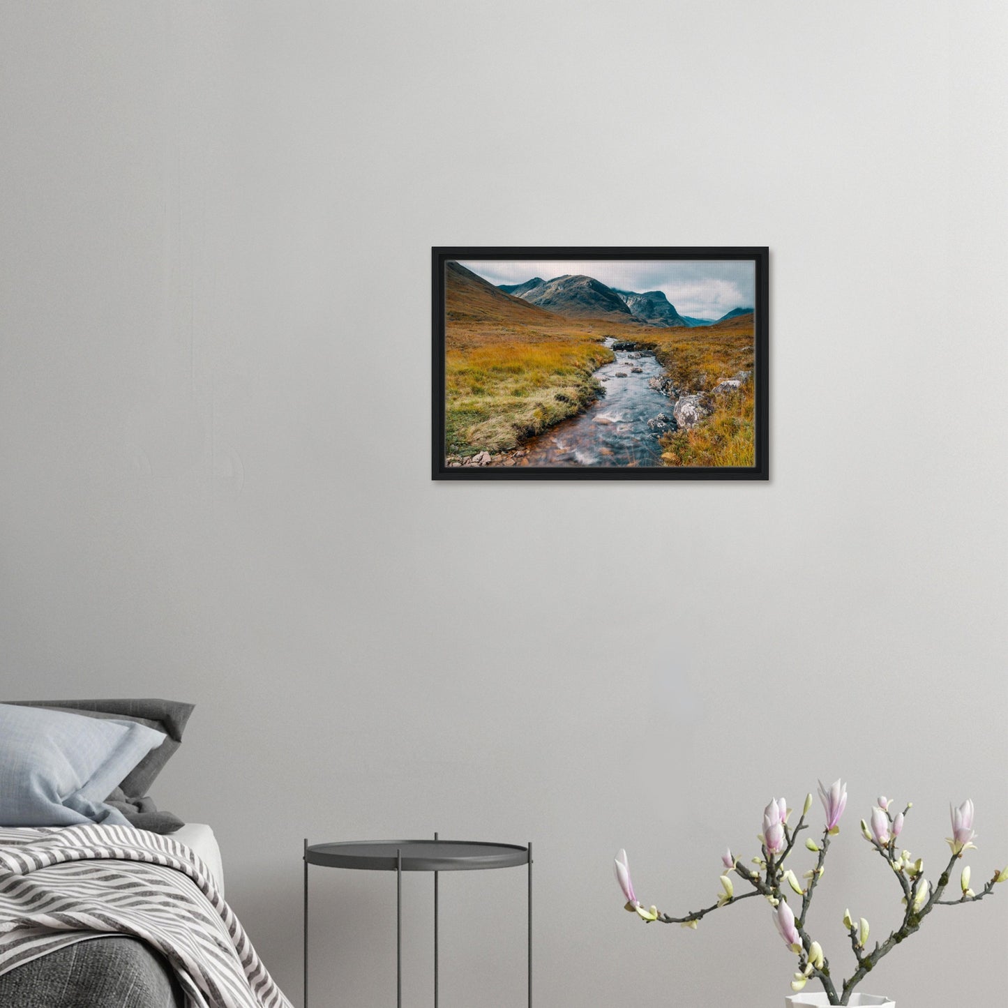 Natural Scottish valley scene in art print
