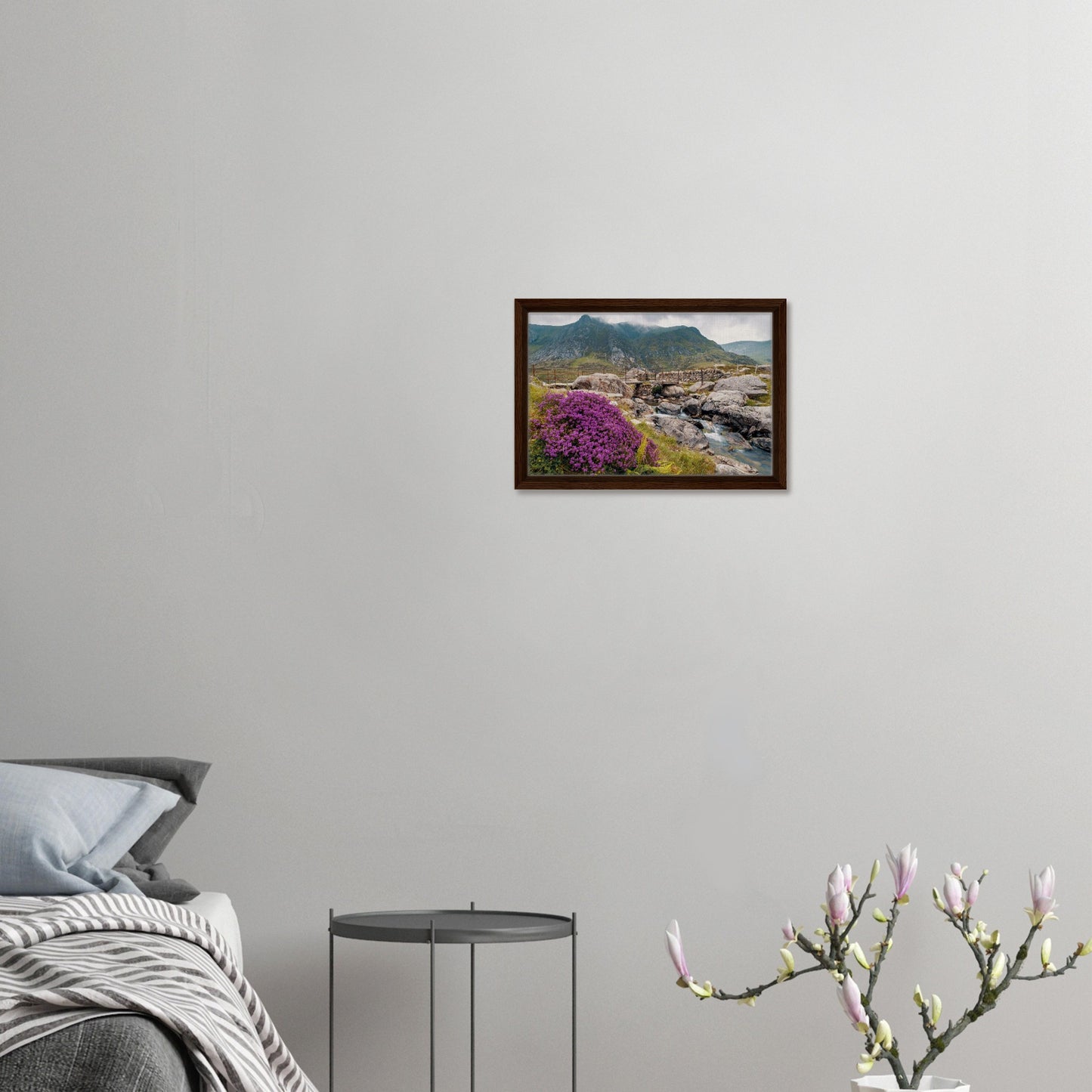 Vibrant summer canvas of Llyn Idwal in Wales