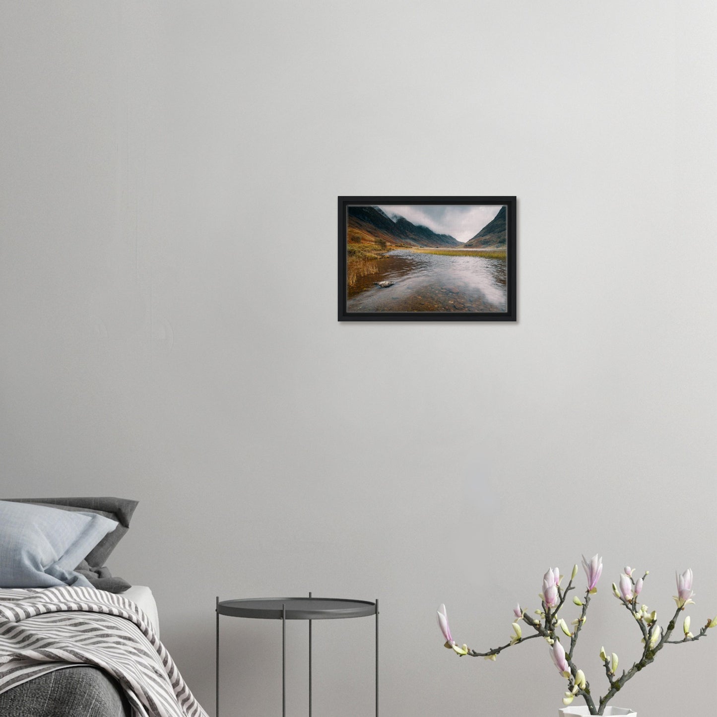 Still waters of Loch Achtriochtan canvas