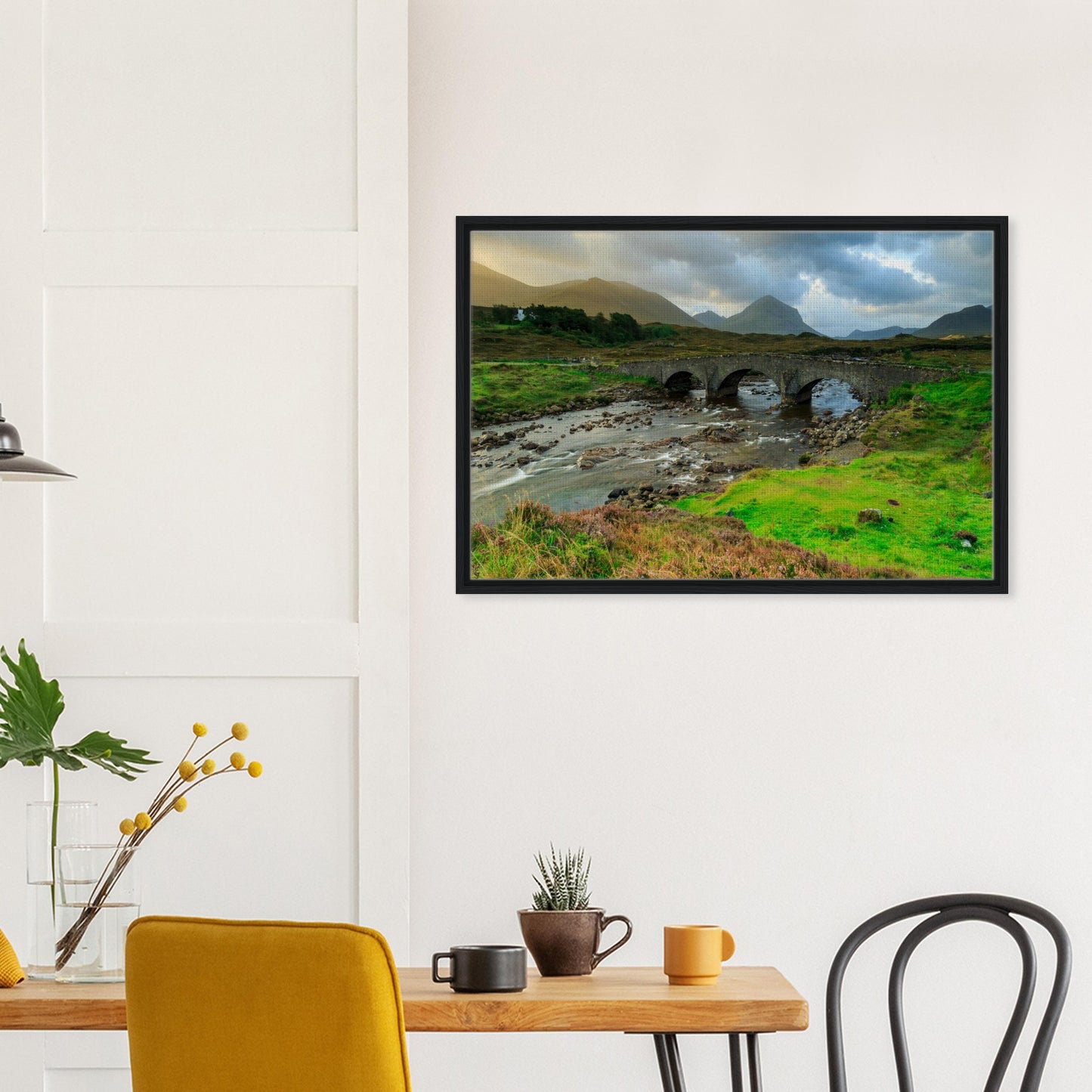 Isle of Skye landscape print with historic Sligachan Bridge