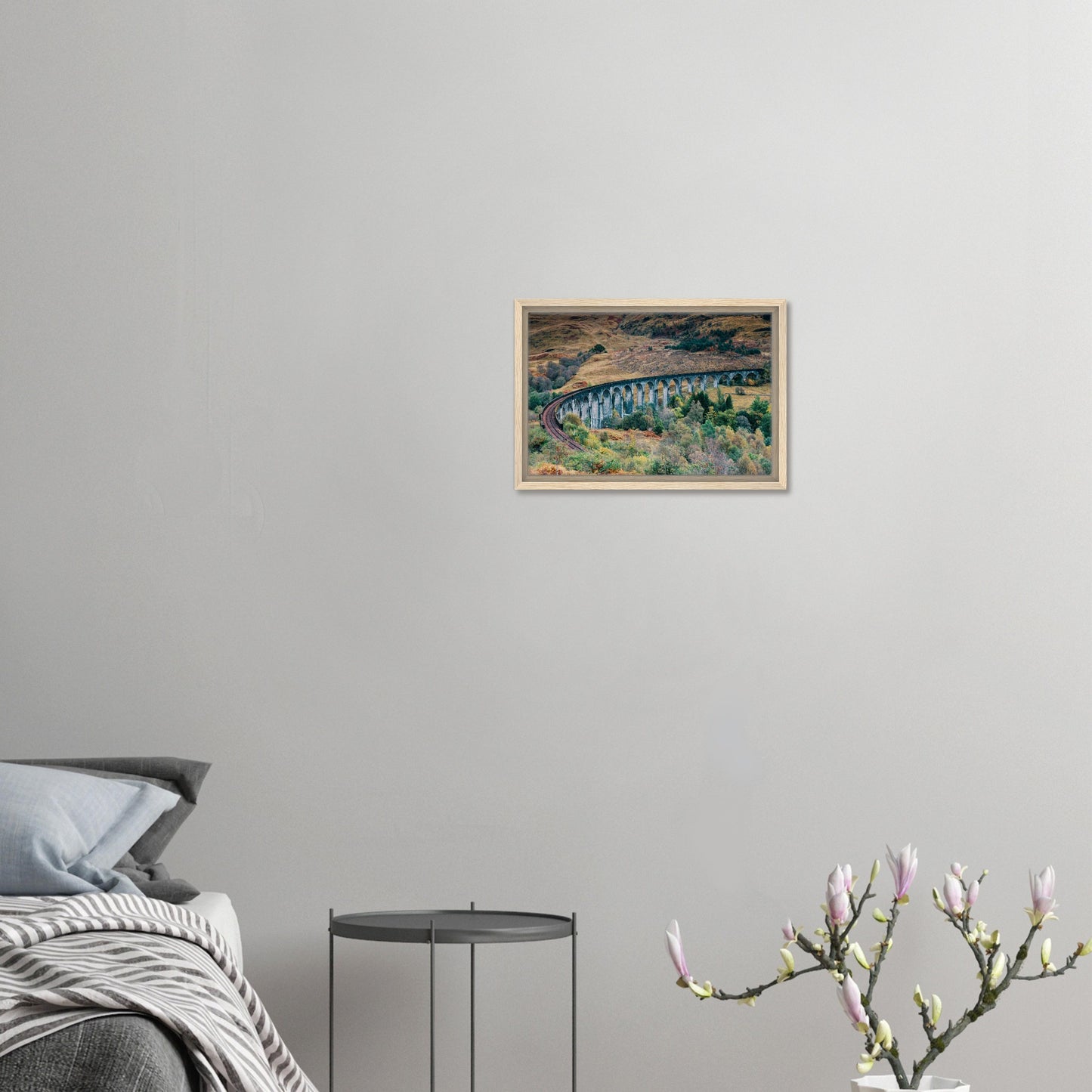 Glenfinnan Viaduct panoramic landscape canvas