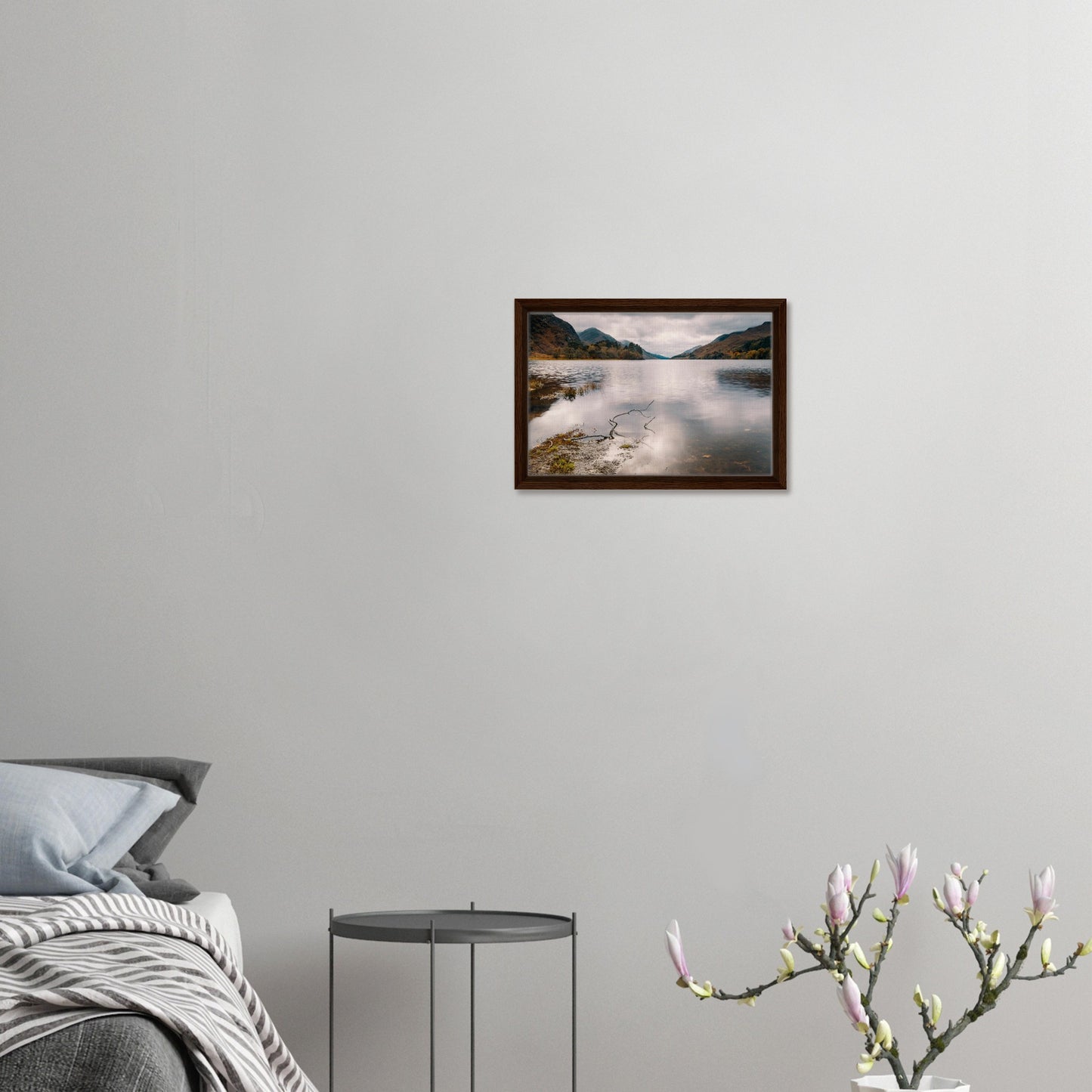 Quiet moment by Loch Shiel framed print