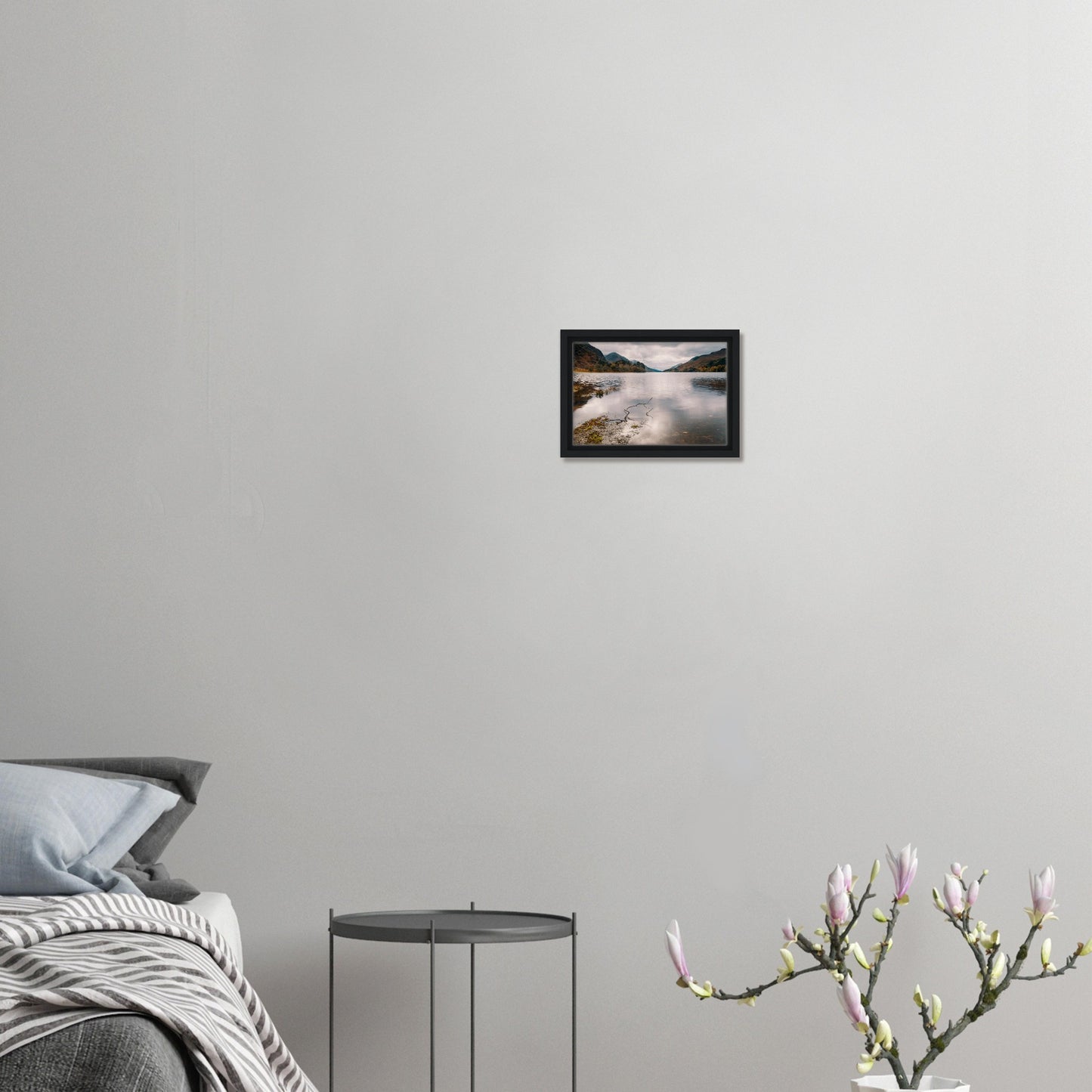 Scenic Loch Shiel with overcast sky artwork