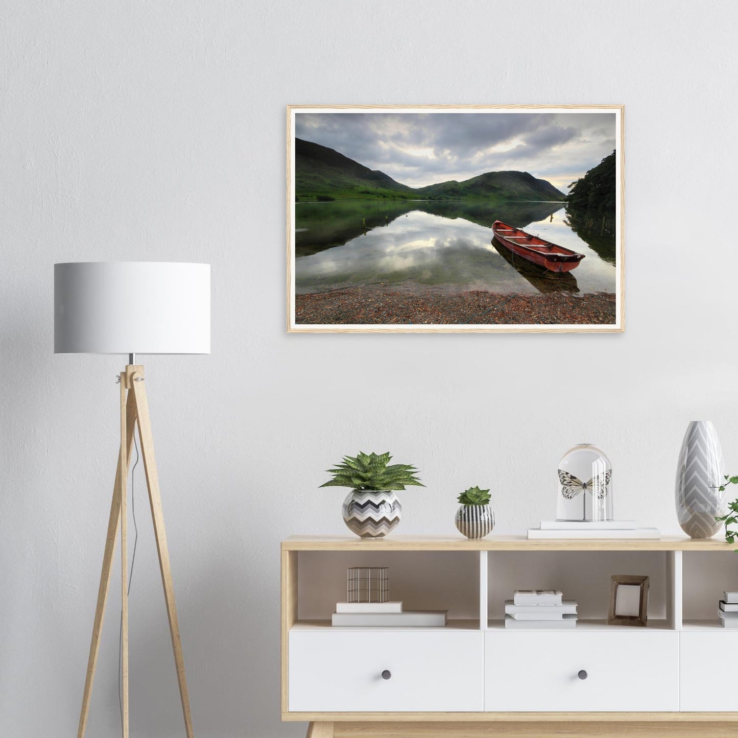 Solitude at Crummock Water captured in Lake District wall art