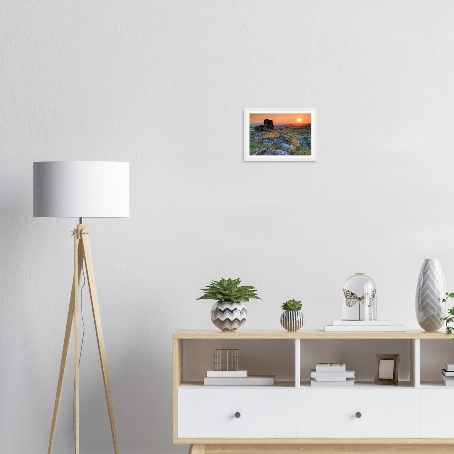 Majestic Leeden Tor Dartmoor National Park framed wall art