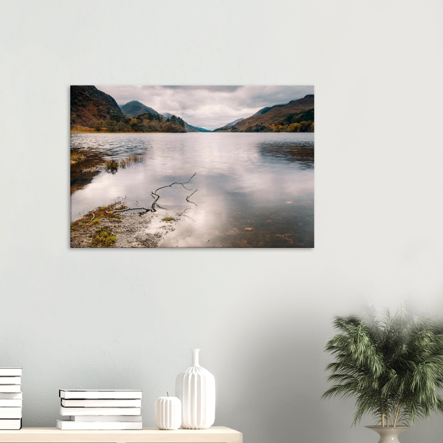 Canvas art of Loch Shiel’s stillness and timeless beauty
