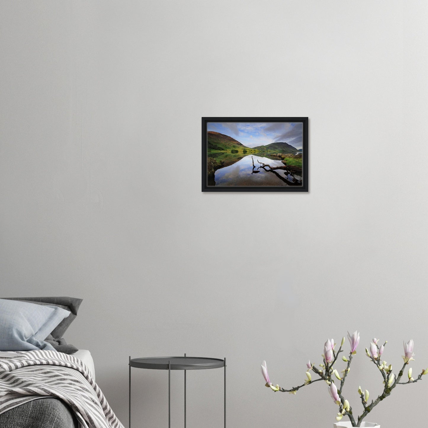 Scenic Lake District canvas featuring Crummock Water at rest
