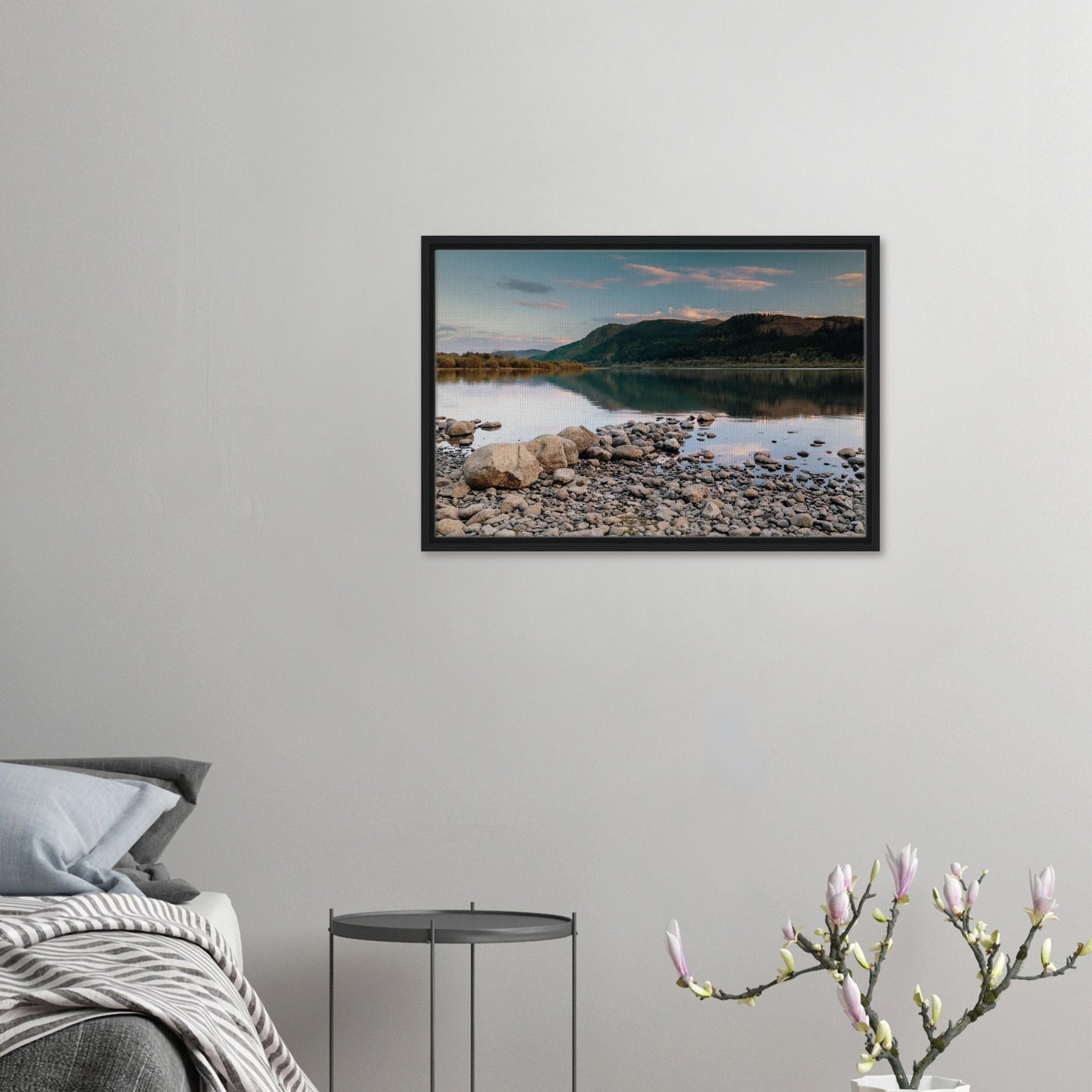 Soft sky colours over Bassenthwaite’s calm shoreline
