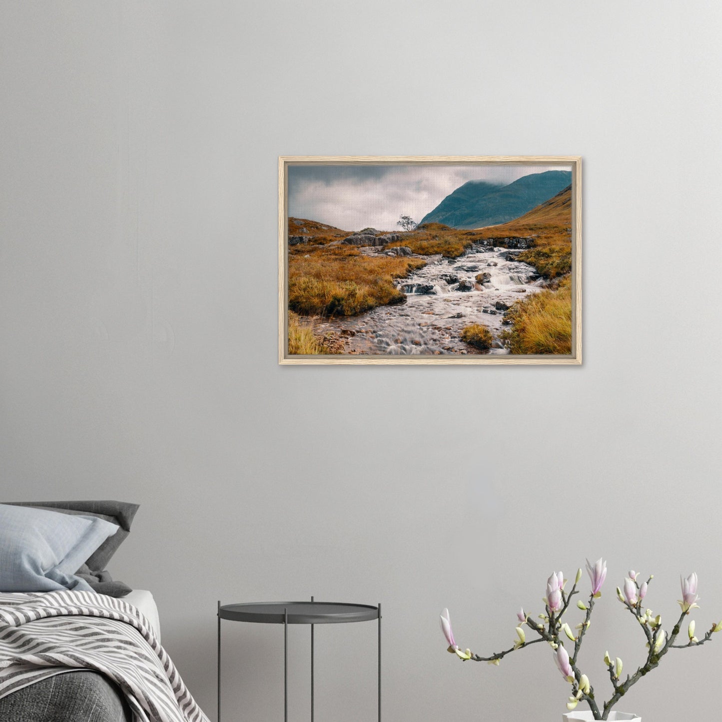 Canvas print of Glencoe’s wild terrain