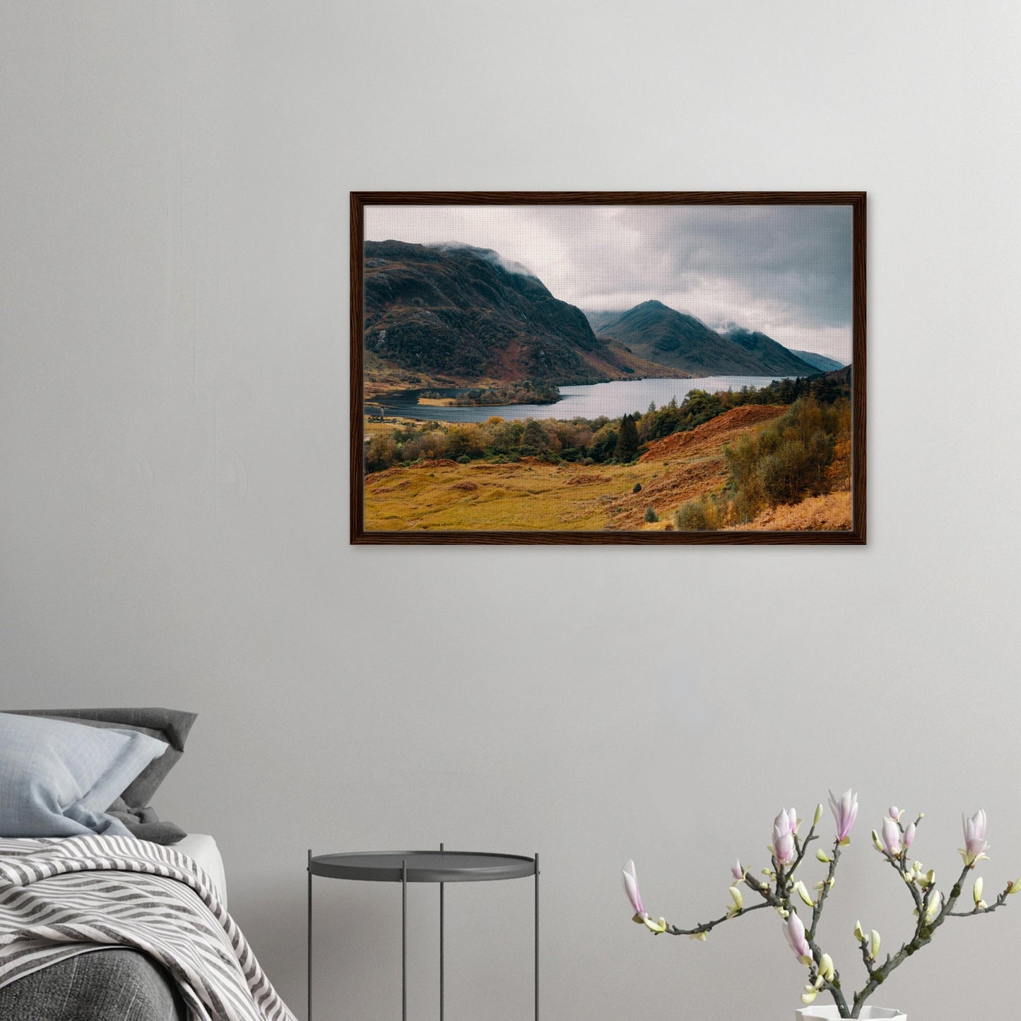 Scenic canvas of Loch Shiel in Scotland