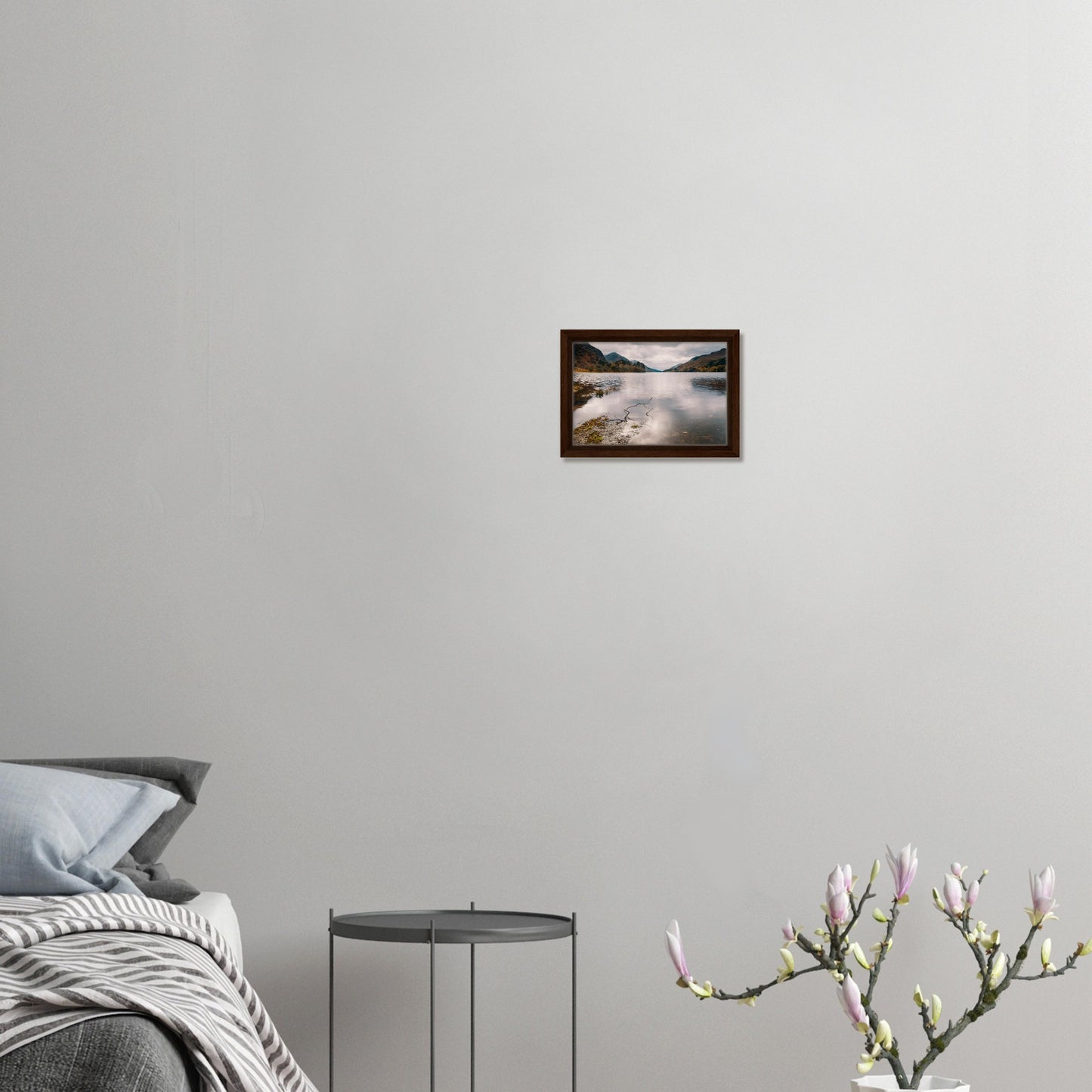Calm waters of Loch Shiel in framed art