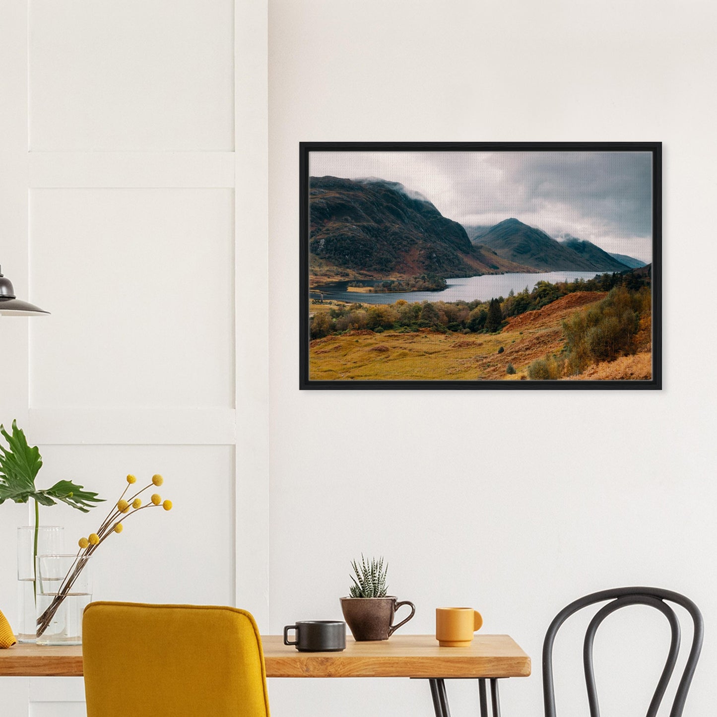 Autumn scenery at Loch Shiel landscape canvas