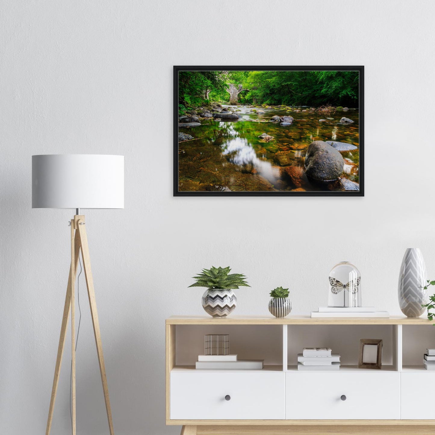 Framed landscape of Newbridge, Dartmoor’s timeless charm