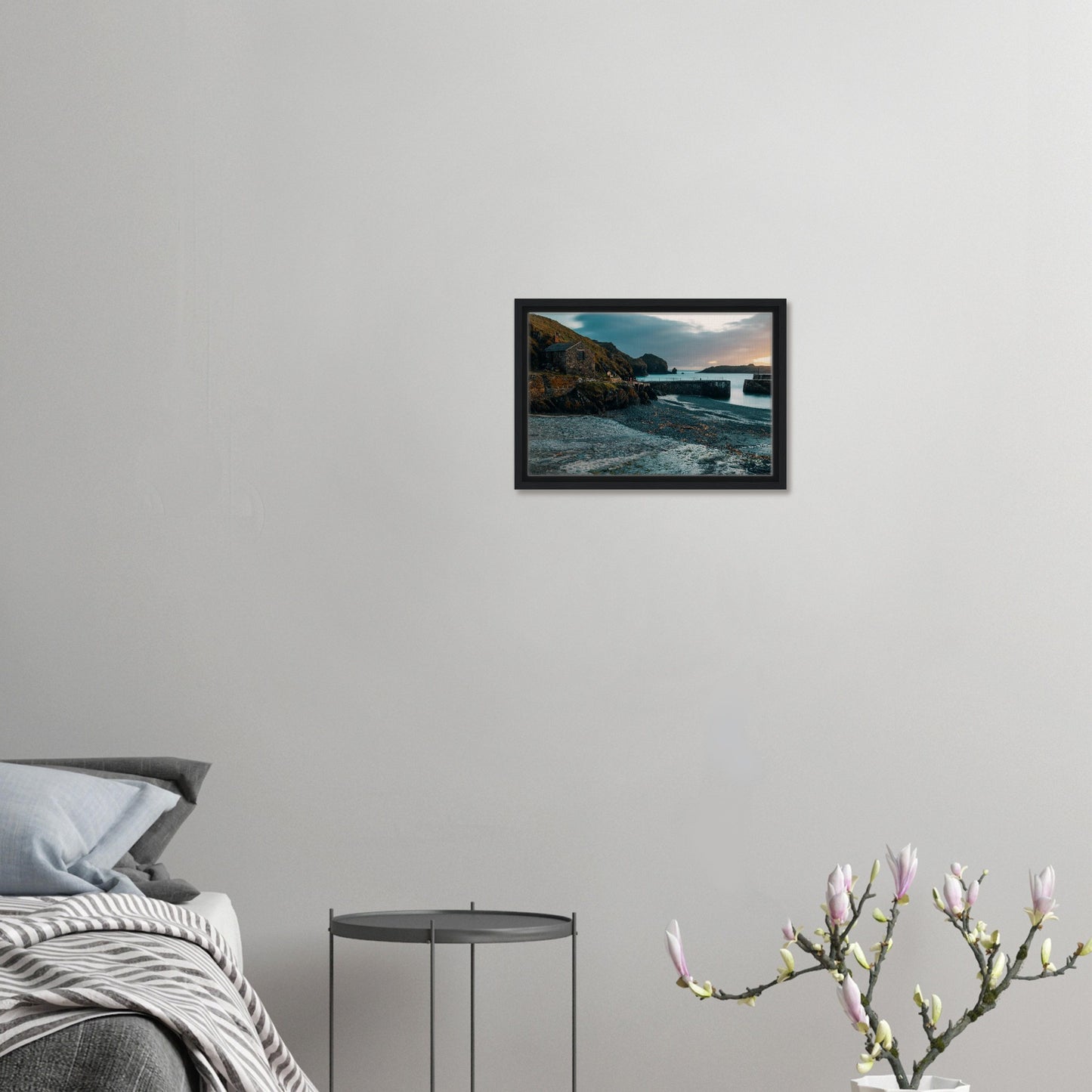 Harbour sunset print from Mullion Cove