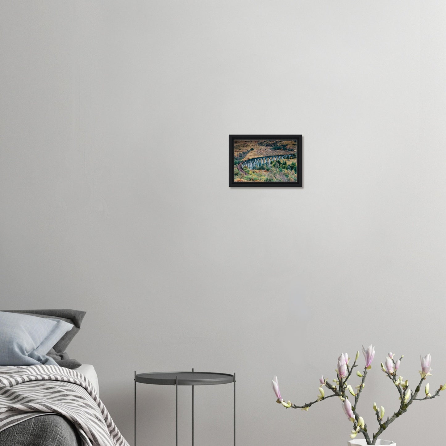 Glenfinnan train bridge with autumn leaves print