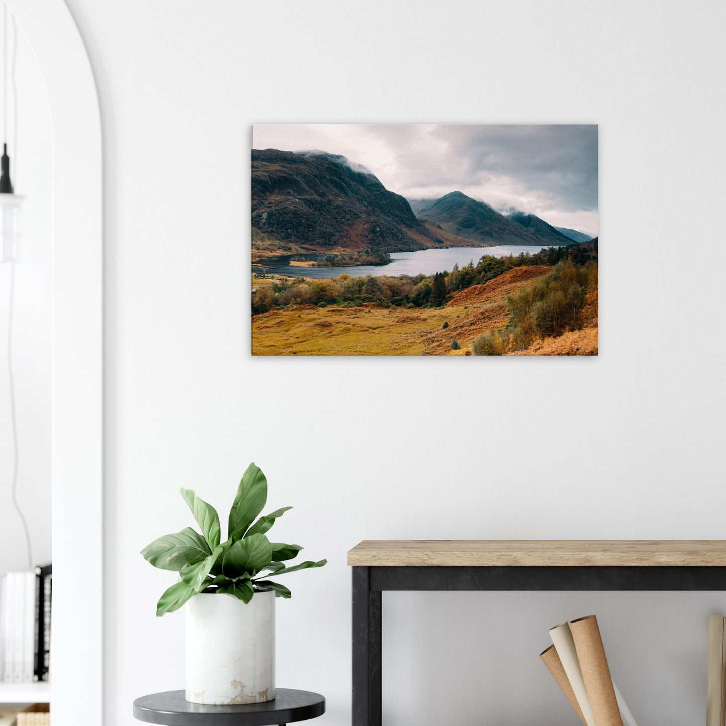 Captivating Loch Shiel scene with colourful Highland backdrop