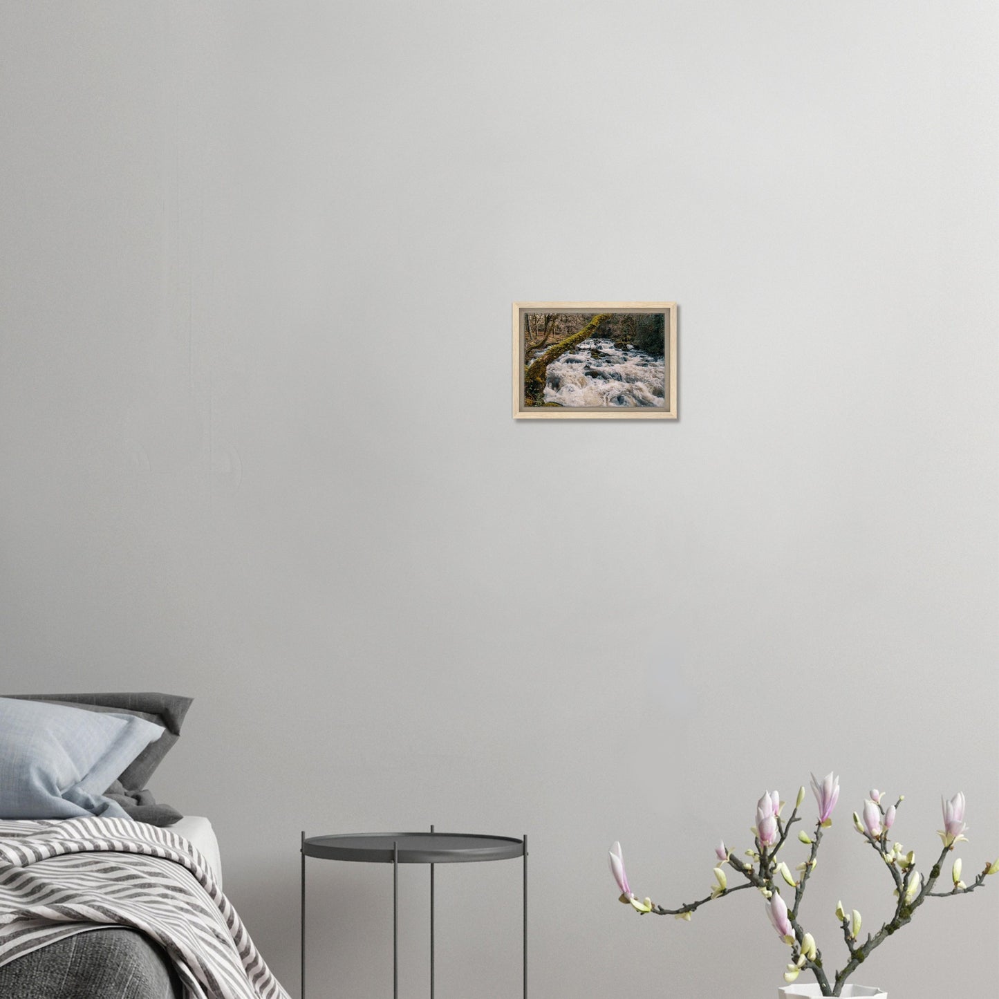 Shaugh Prior framed print with river and mossy trees