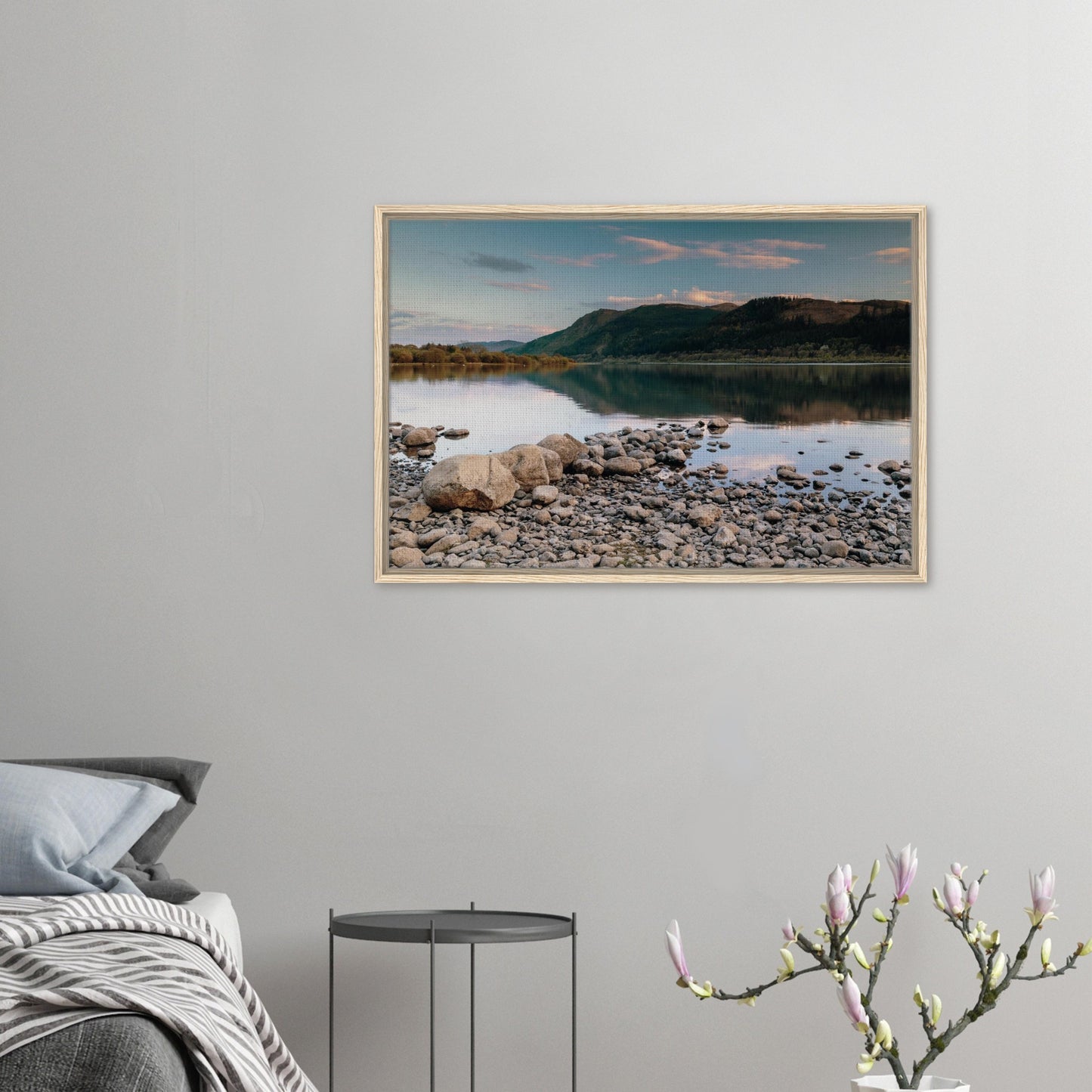 Lake District wall art featuring Bassenthwaite at sunset