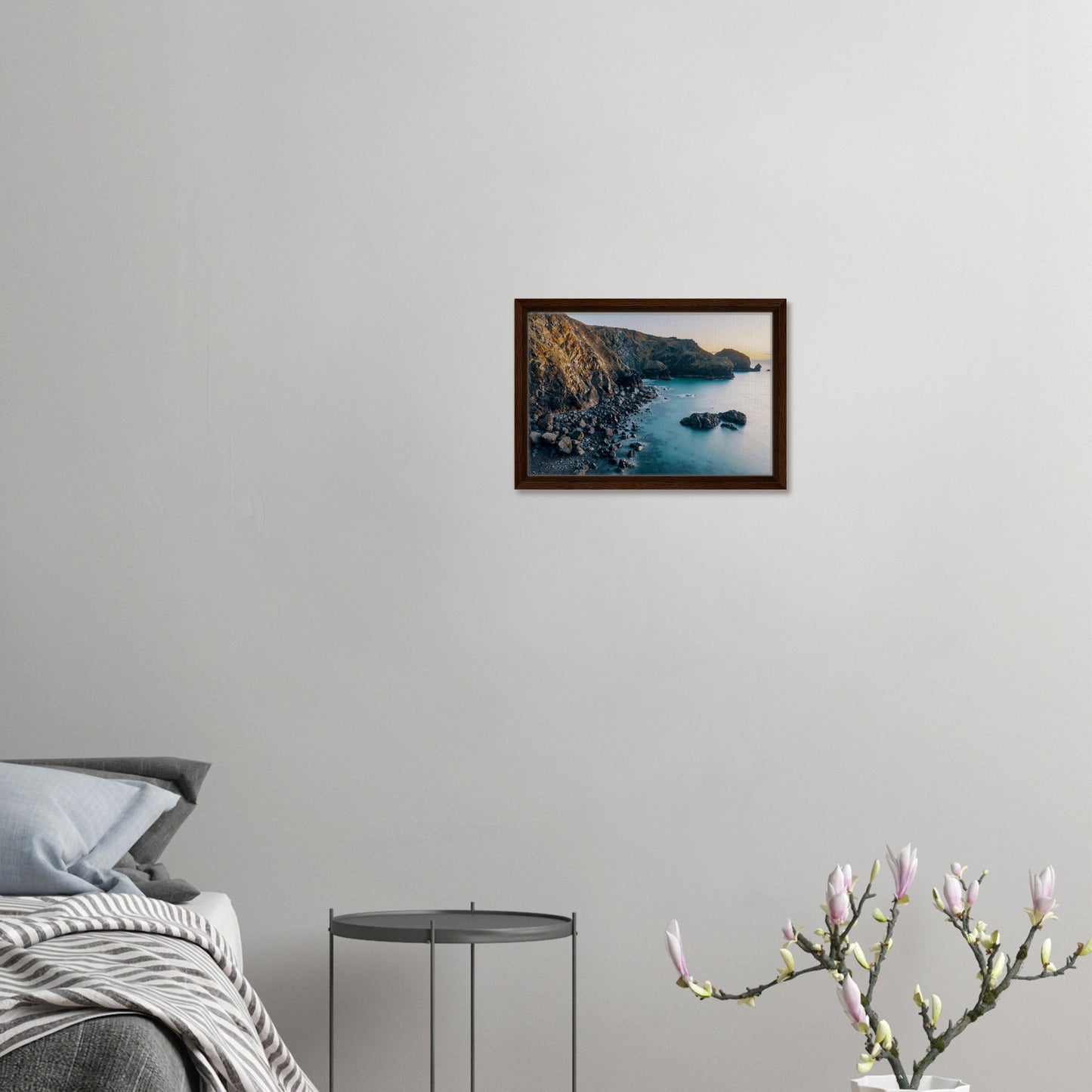 Mullion Cove framed canvas for sunset lovers