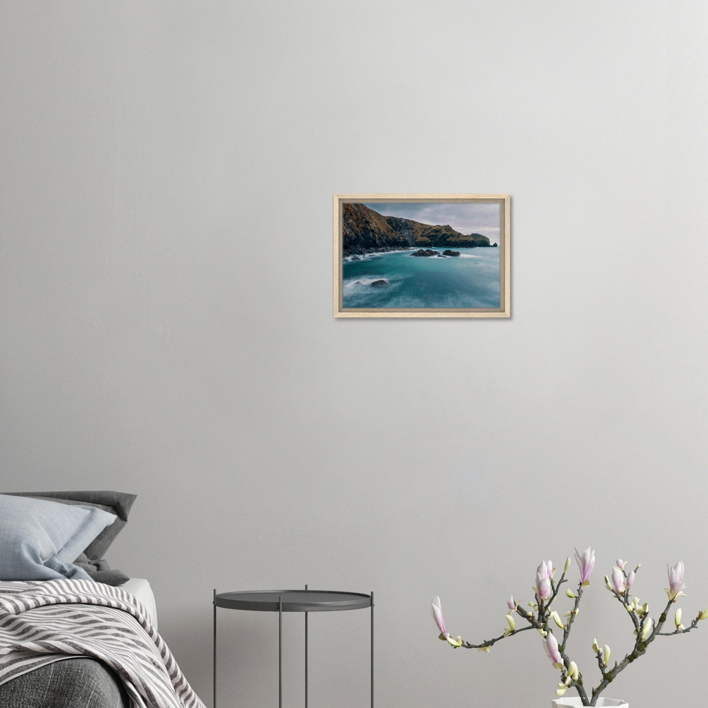 Dramatic cliffs of Mullion Cove Cornwall print