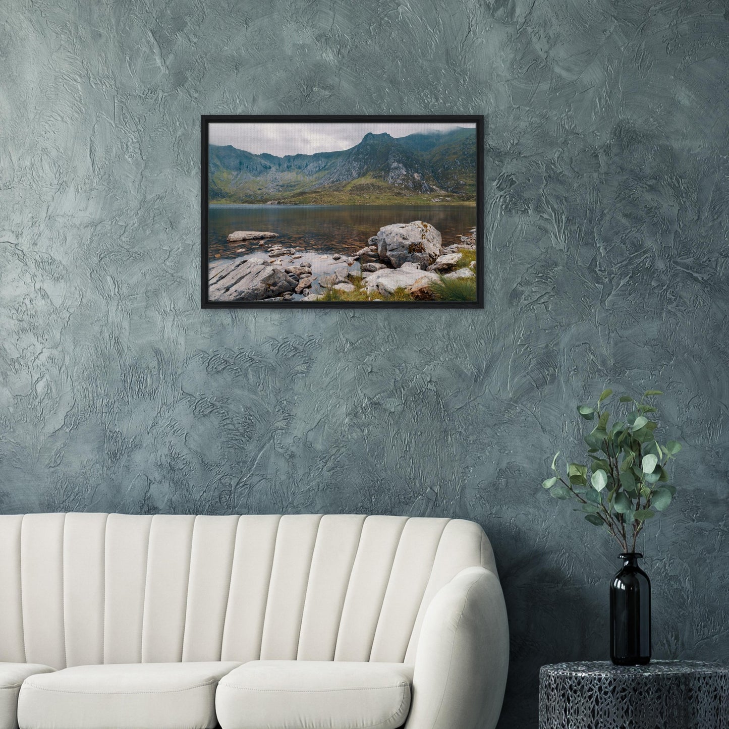 Wall art of Llyn Idwal’s raw and rugged beauty
