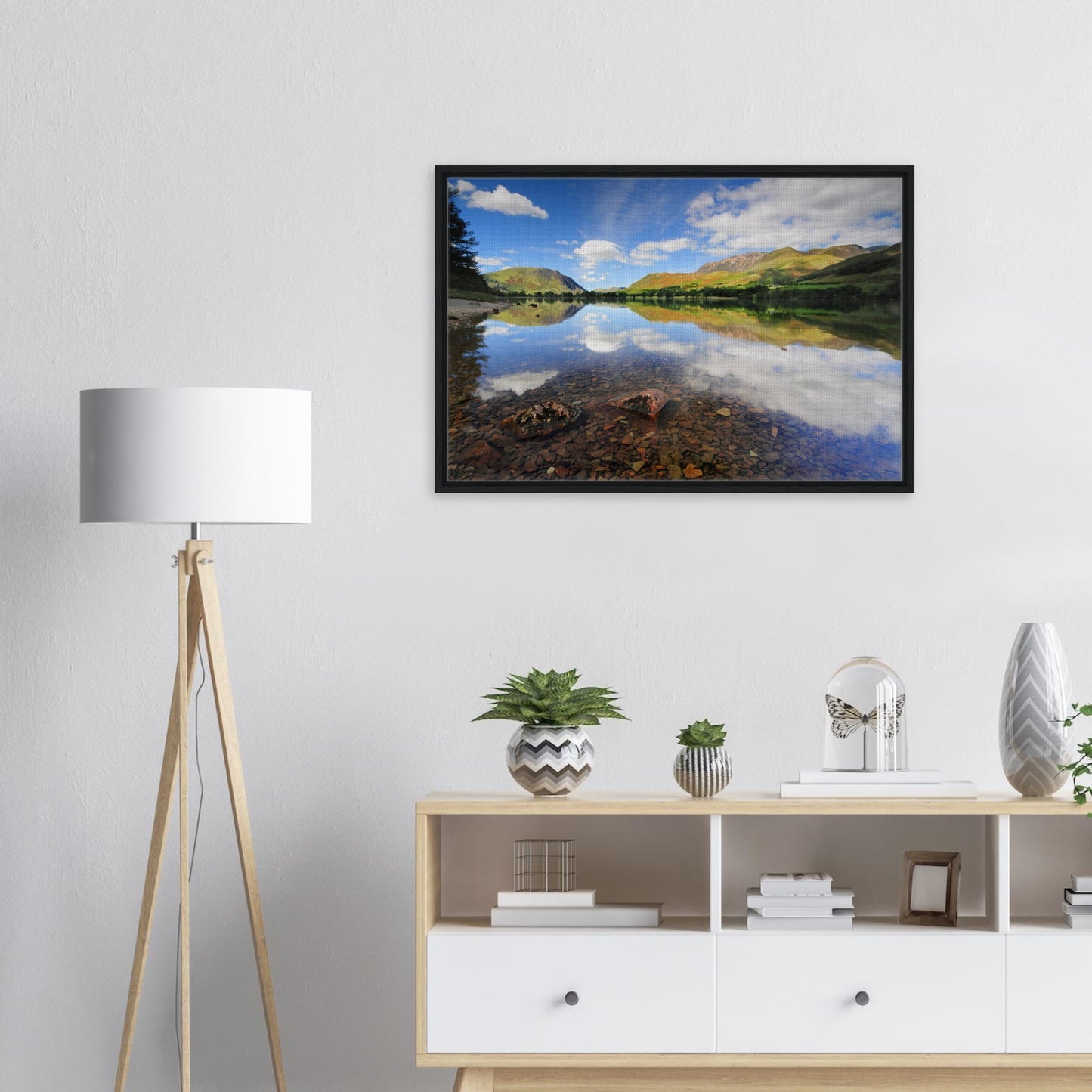 Lake District nature wall art with Buttermere Lake serenity