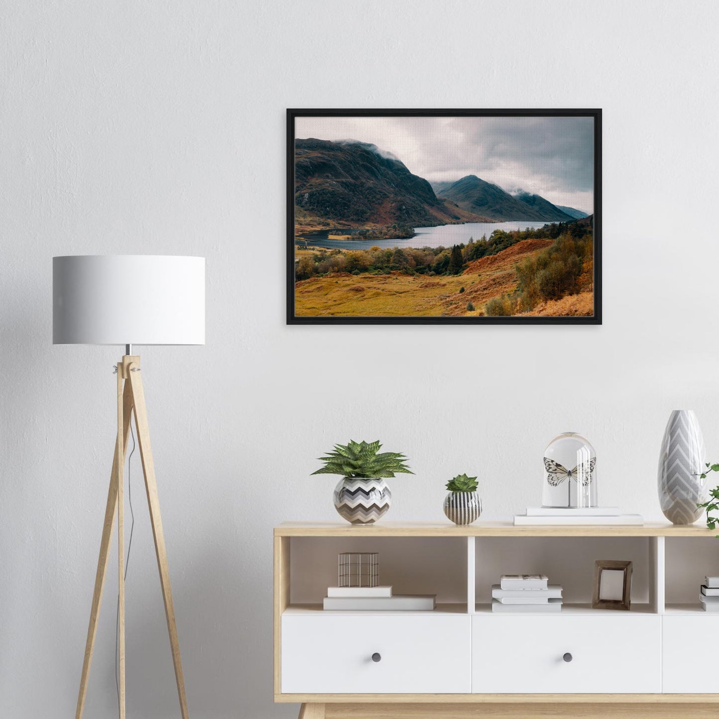 Atmospheric Scottish Highlands canvas art