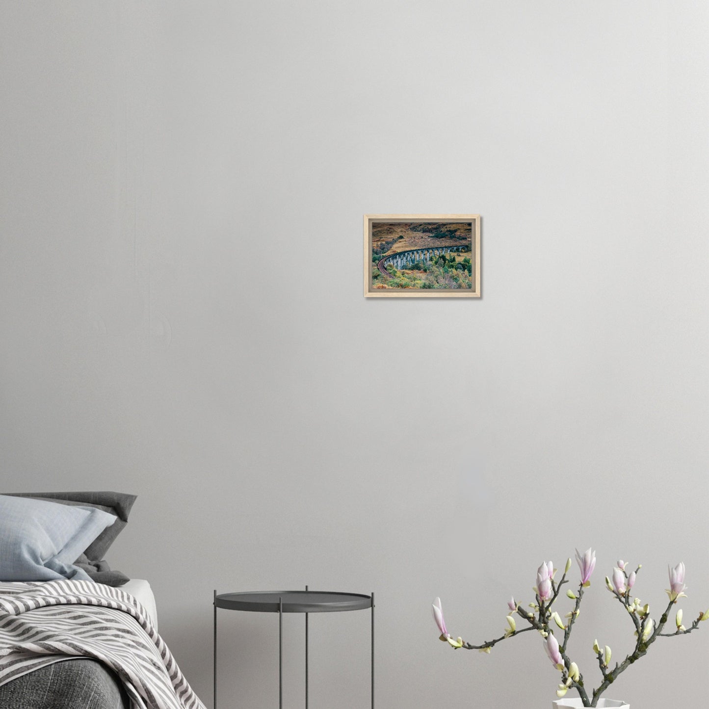 Glenfinnan Viaduct with rolling hills art print