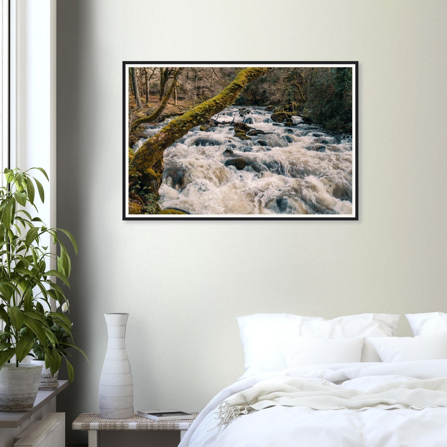 River Plym framed wall art capturing Dartmoor’s wild energy
