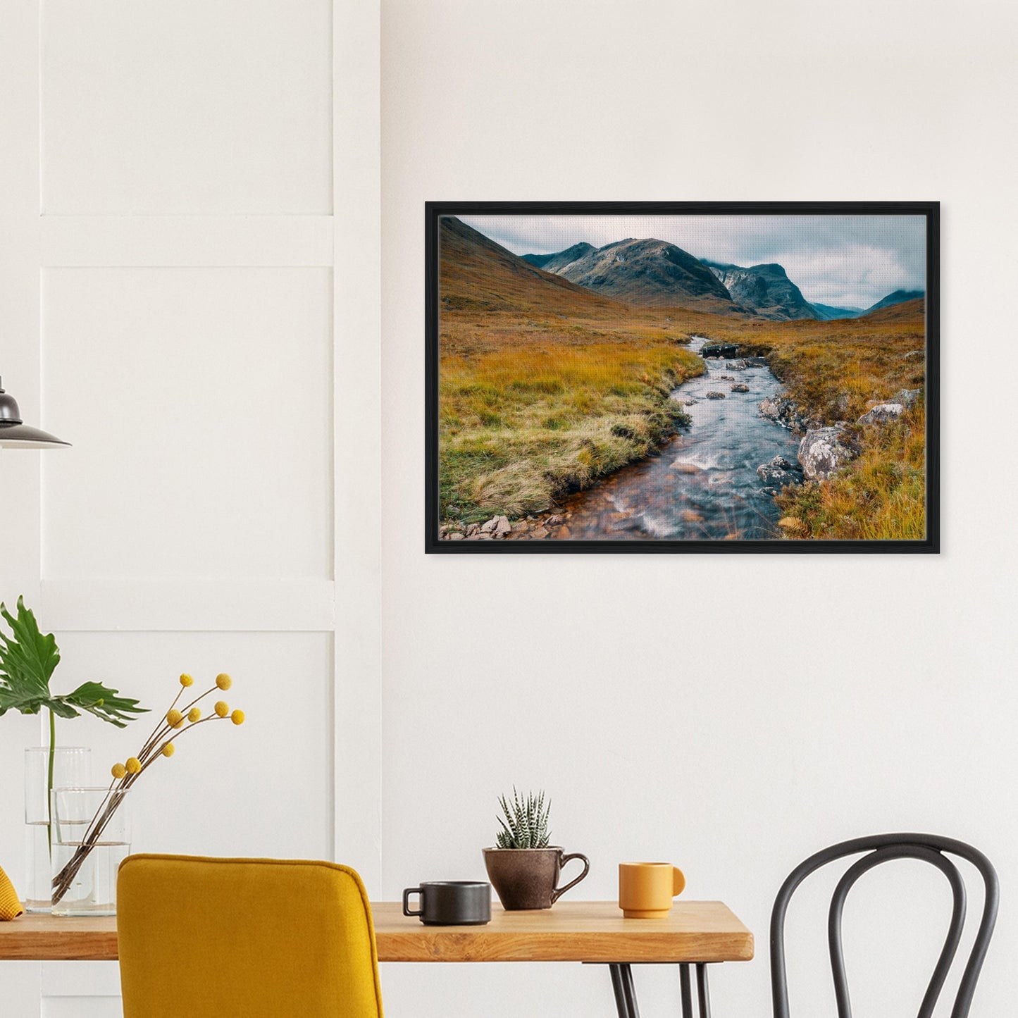 Untamed Scottish Highlands wall art canvas
