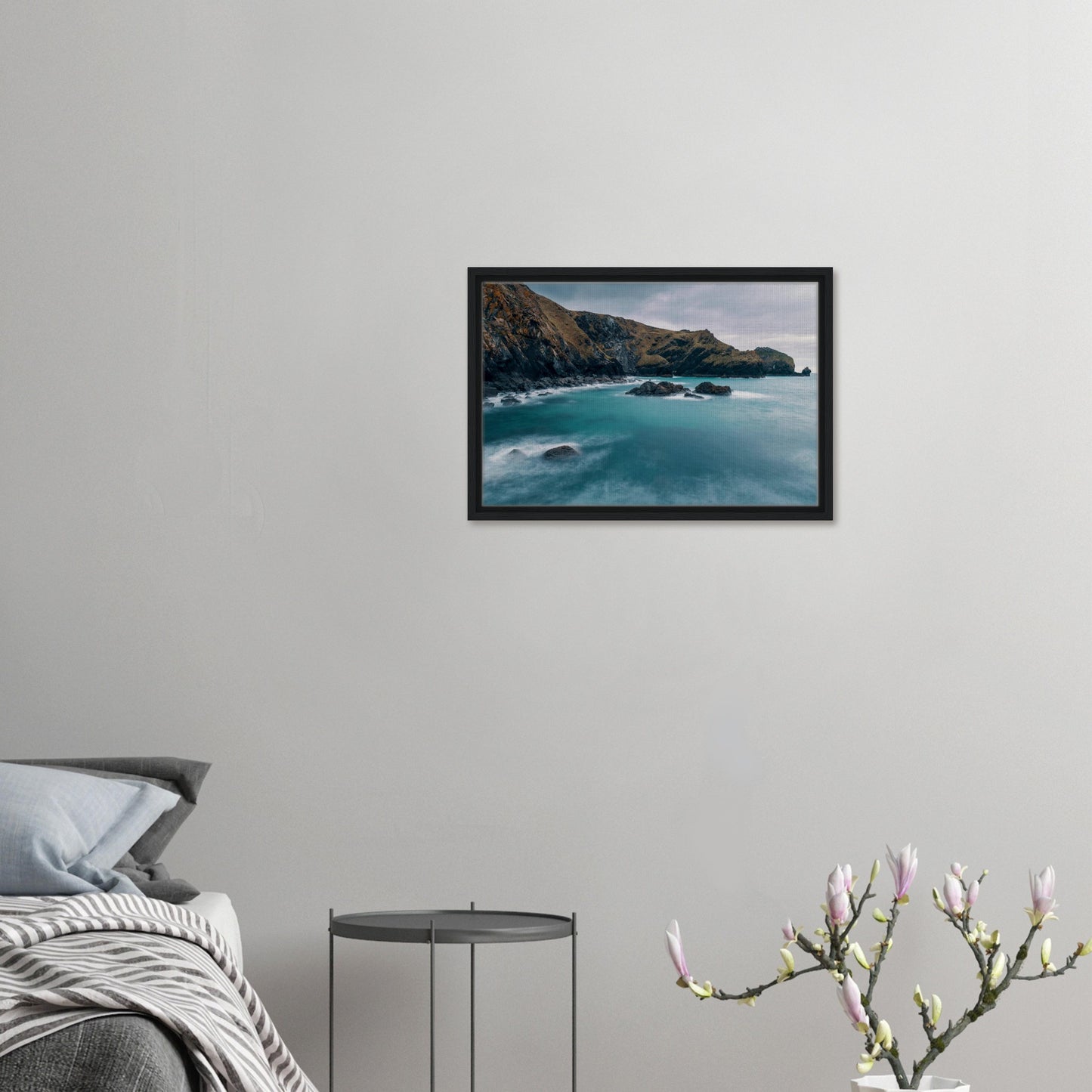 Atmospheric coastal art of Mullion Cove