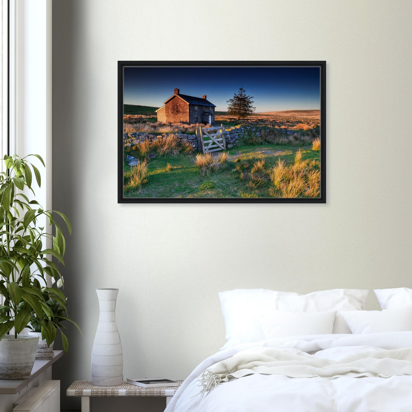 Landscape canvas capturing rural Dartmoor at sunrise