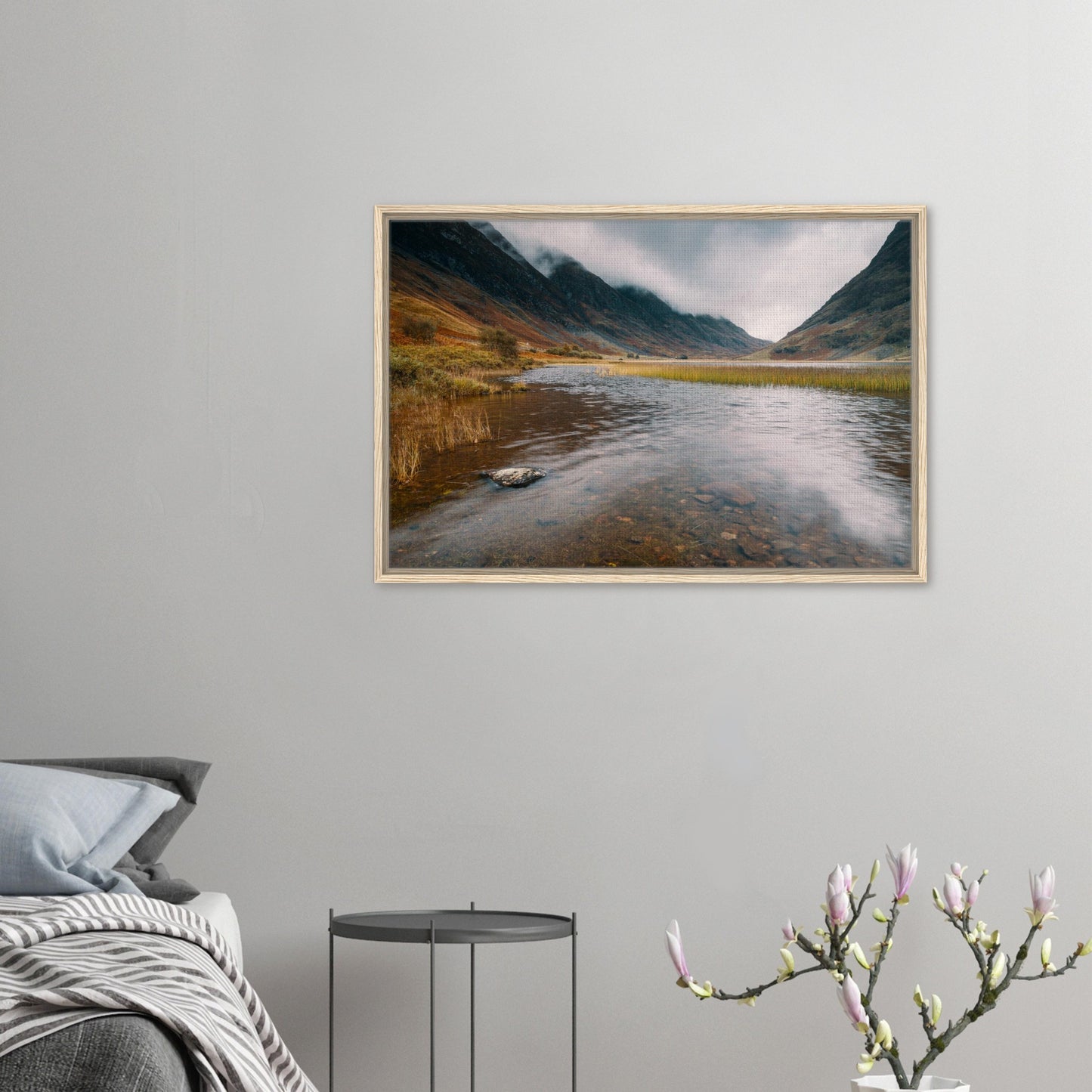 Framed print of Loch Achtriochtan at Glencoe