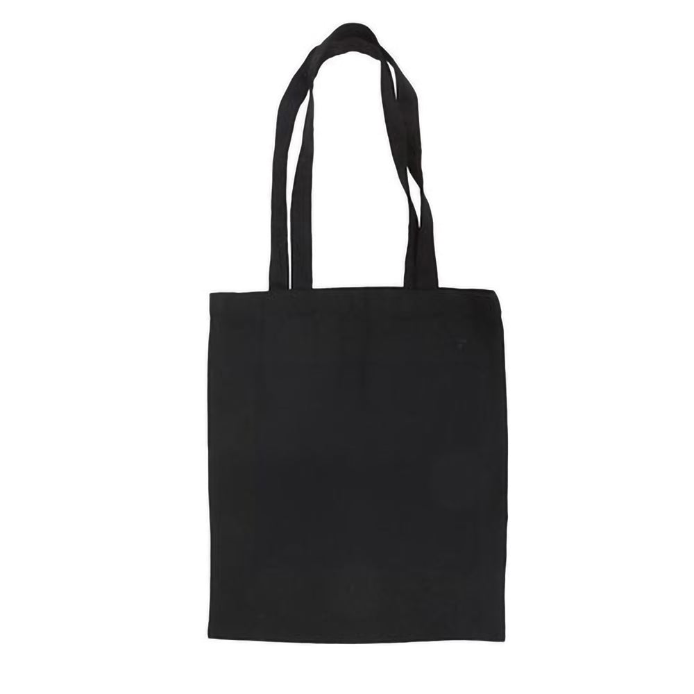 Black tote featuring cute ghost design and seasonal slogan
