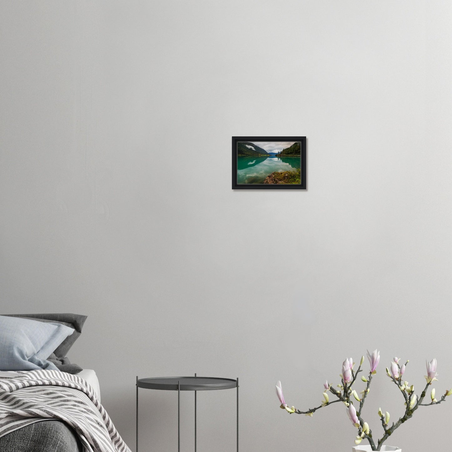 Norway’s Oldevatnet valley in peaceful landscape canvas