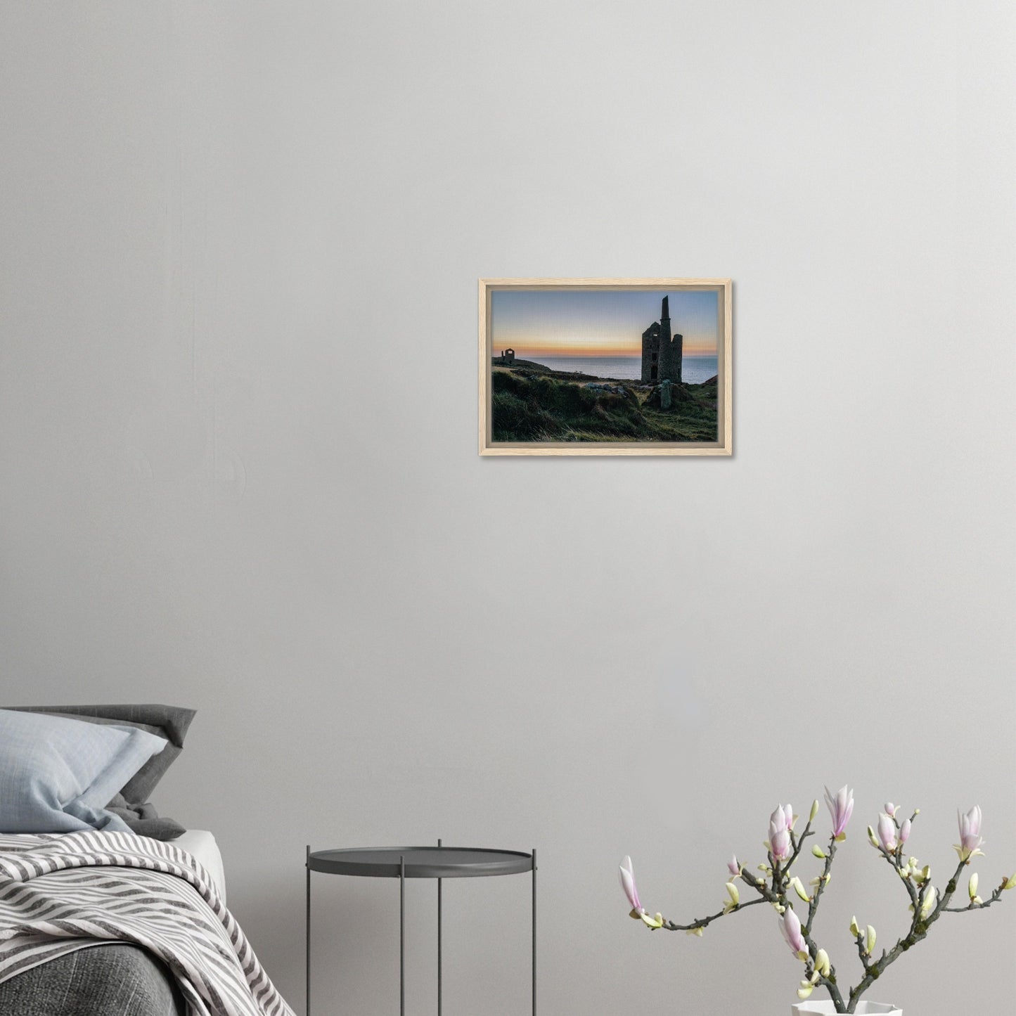 Cornwall industrial heritage print with fading light
