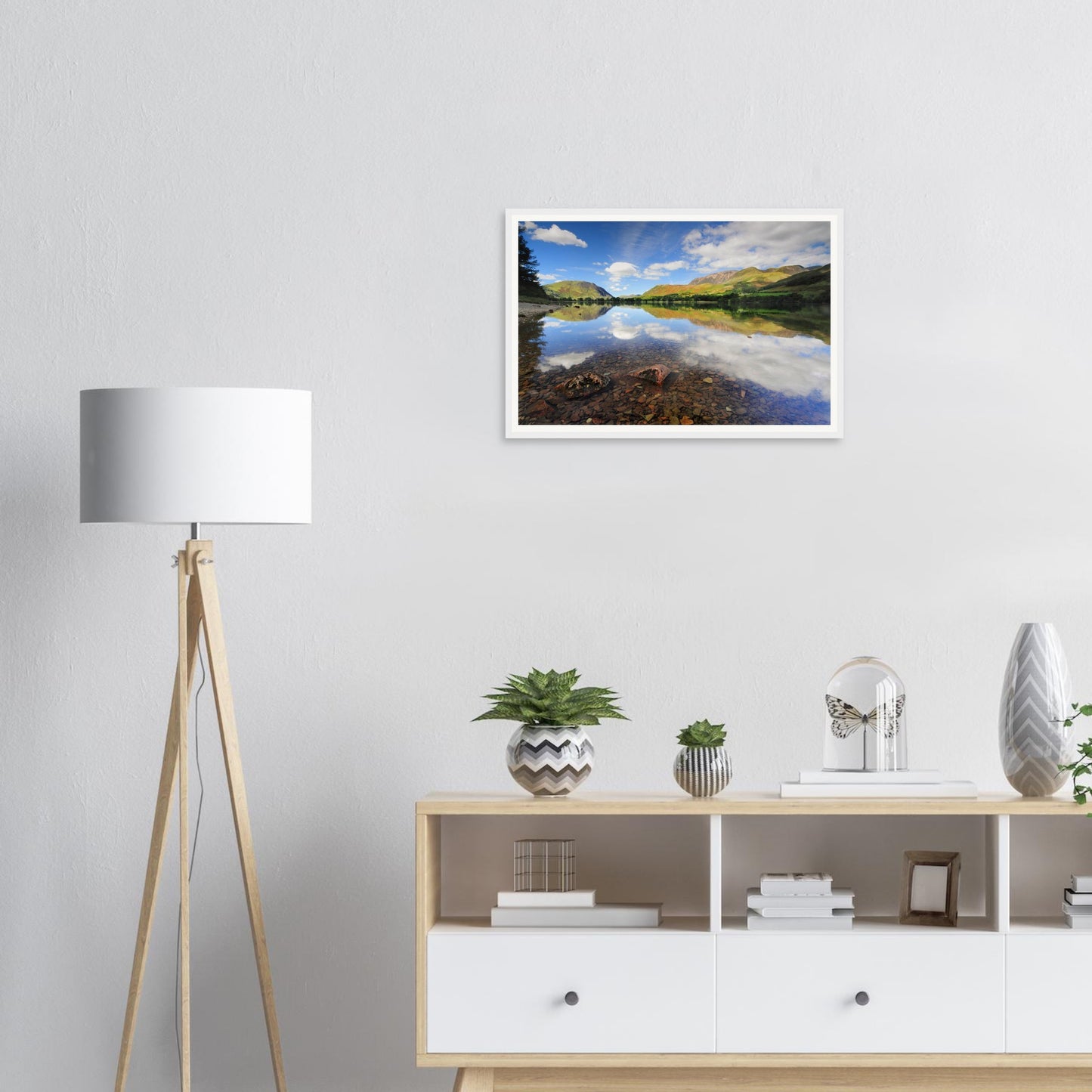 Scenic framed print of Buttermere’s timeless natural beauty