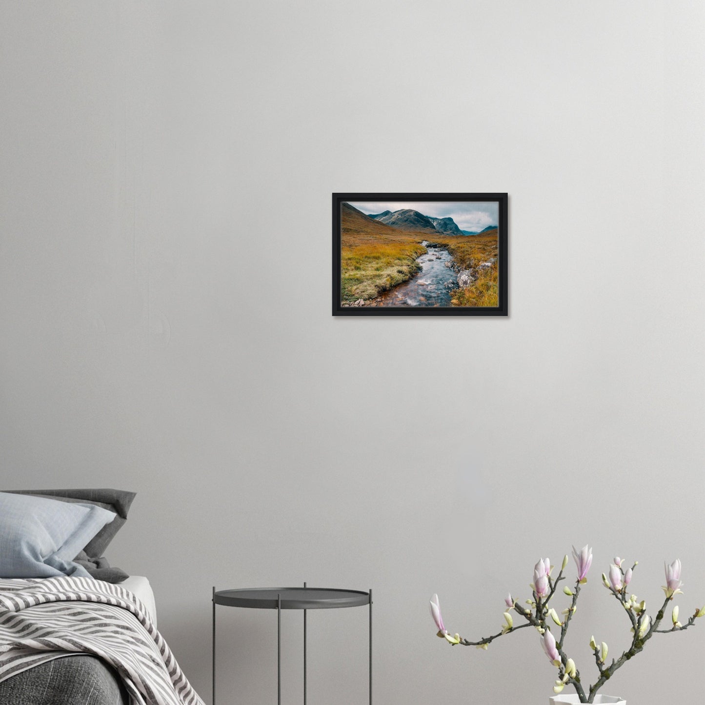 Towering peaks of Glencoe Highlands canvas