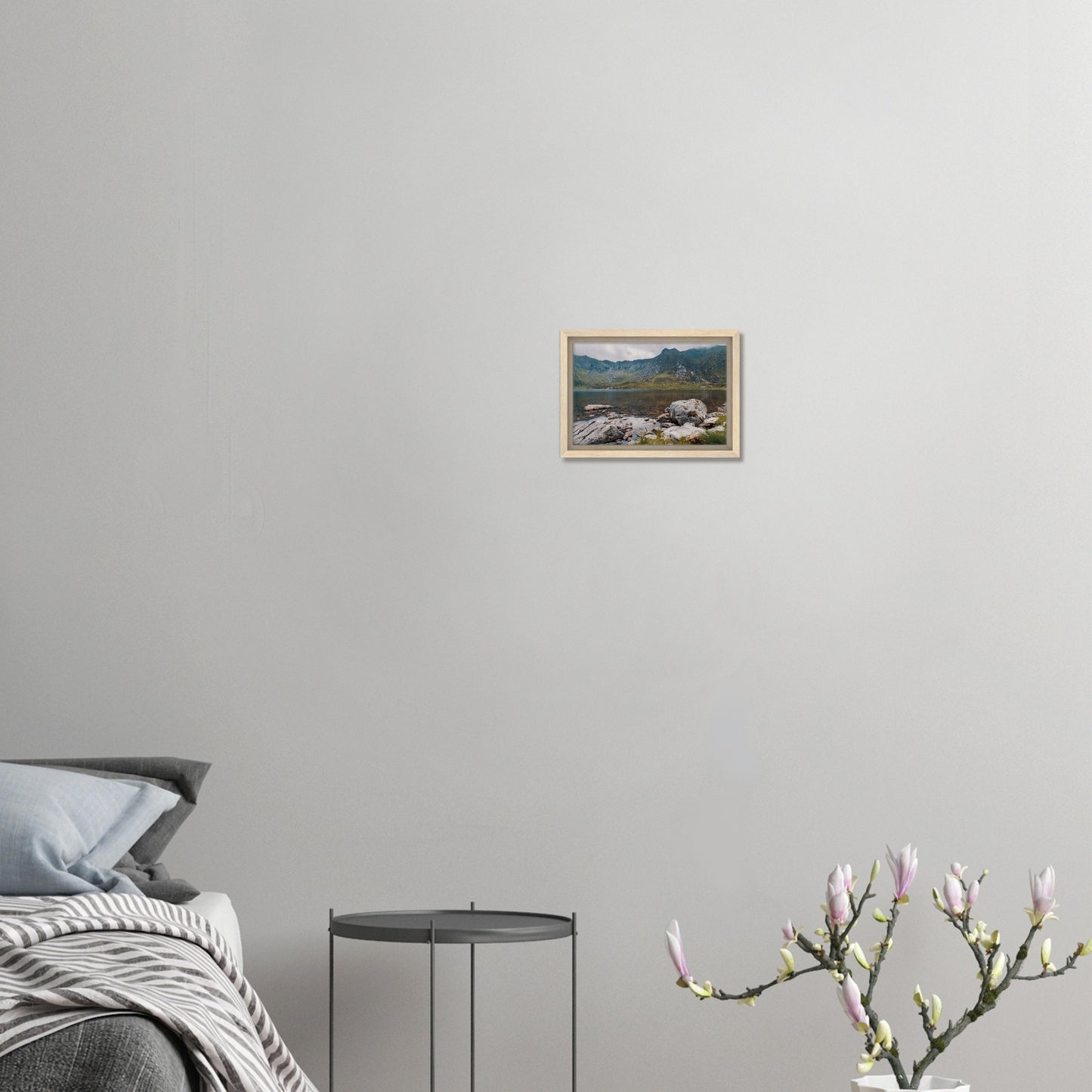Geology-rich rocks in Llyn Idwal canvas print