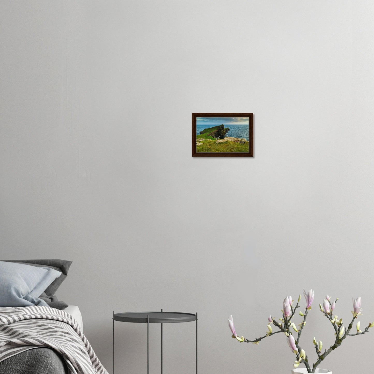 Ocean horizon view from Neist Point in Highland canvas artwork
