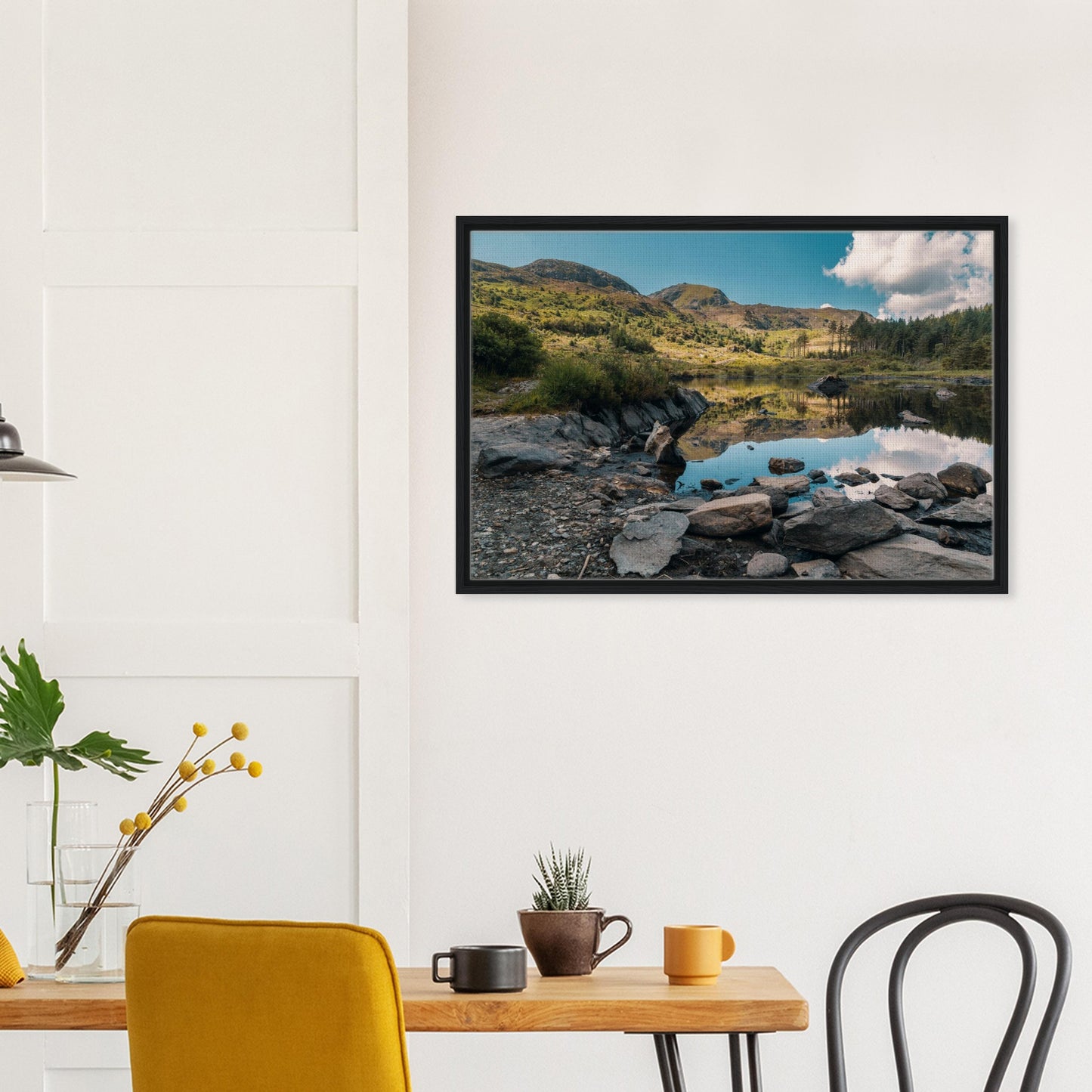 Countryside tranquility at Llyn Llywelyn print