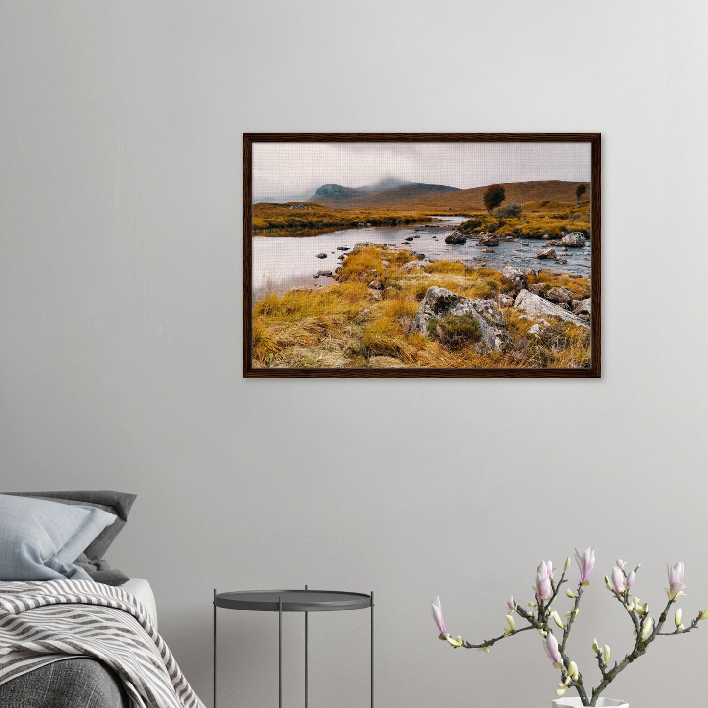 Loch Ba scenery with subtle natural tones