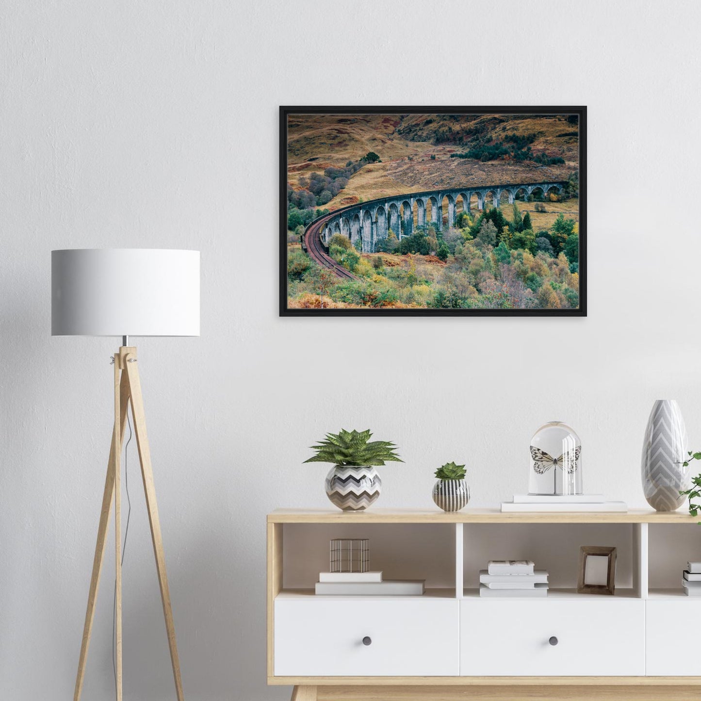 Scotland travel landmark wall decor canvas