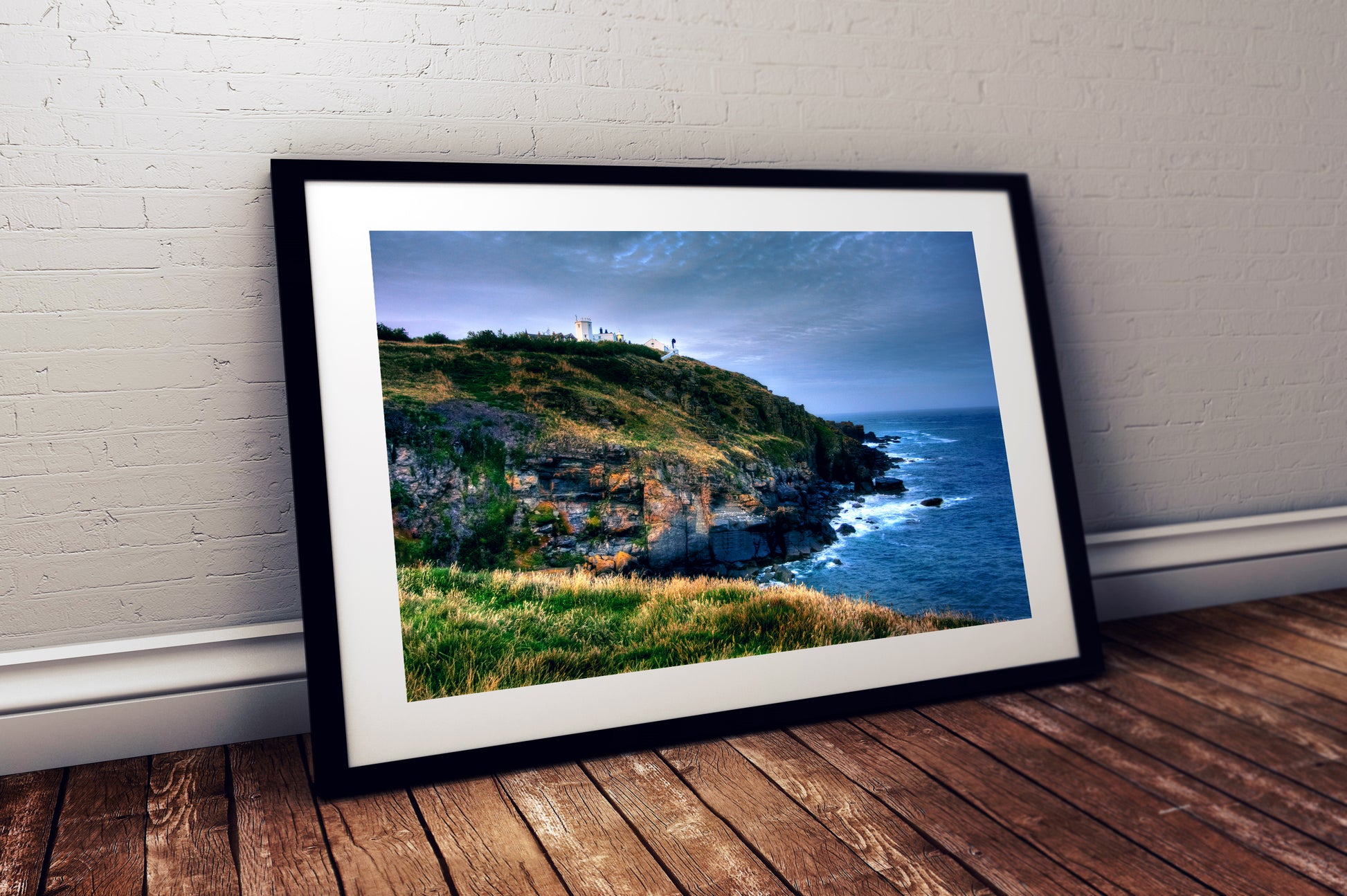 Cornish lighthouse wall art decor – printable photo download