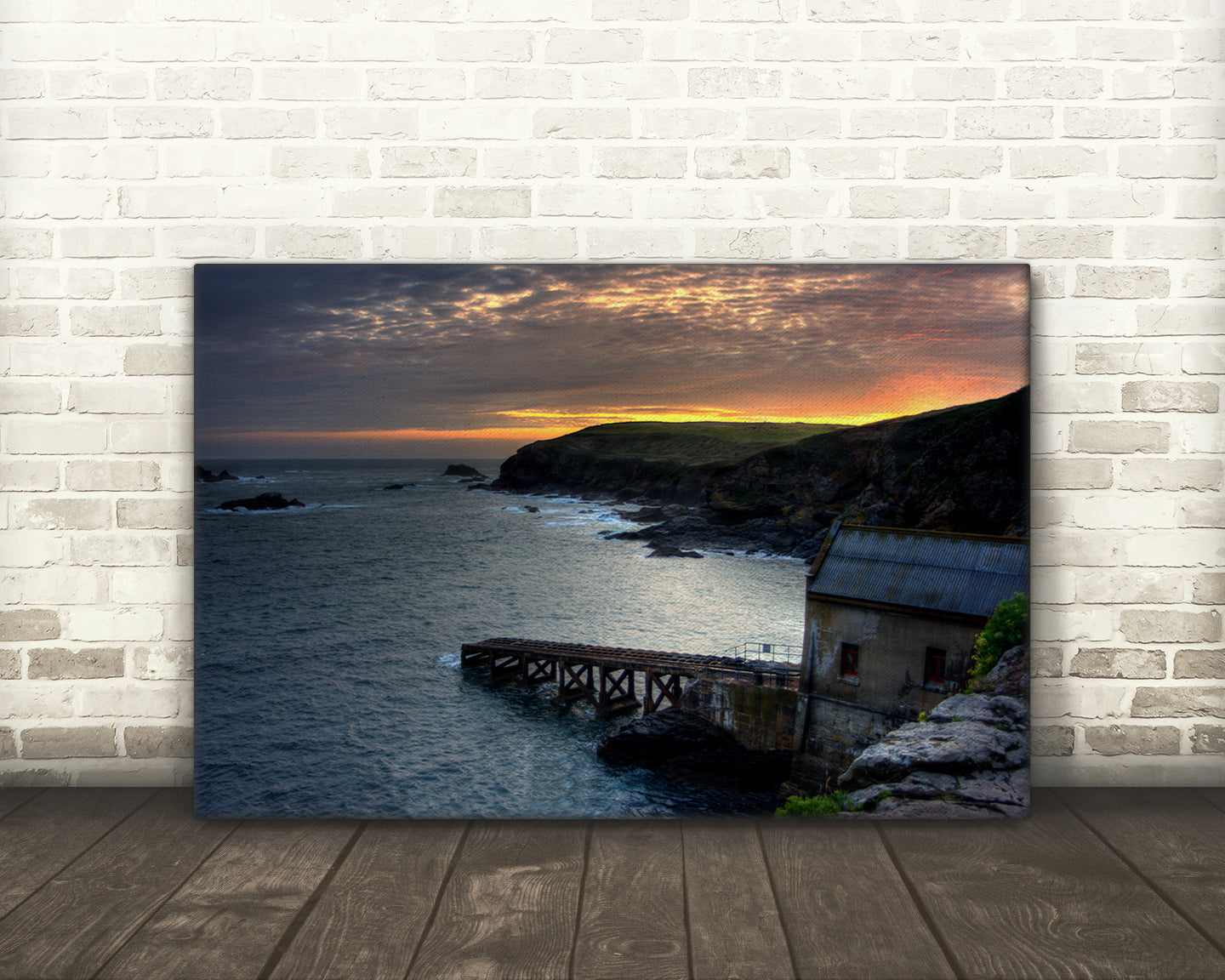 High-resolution coastal landscape photograph for instant download